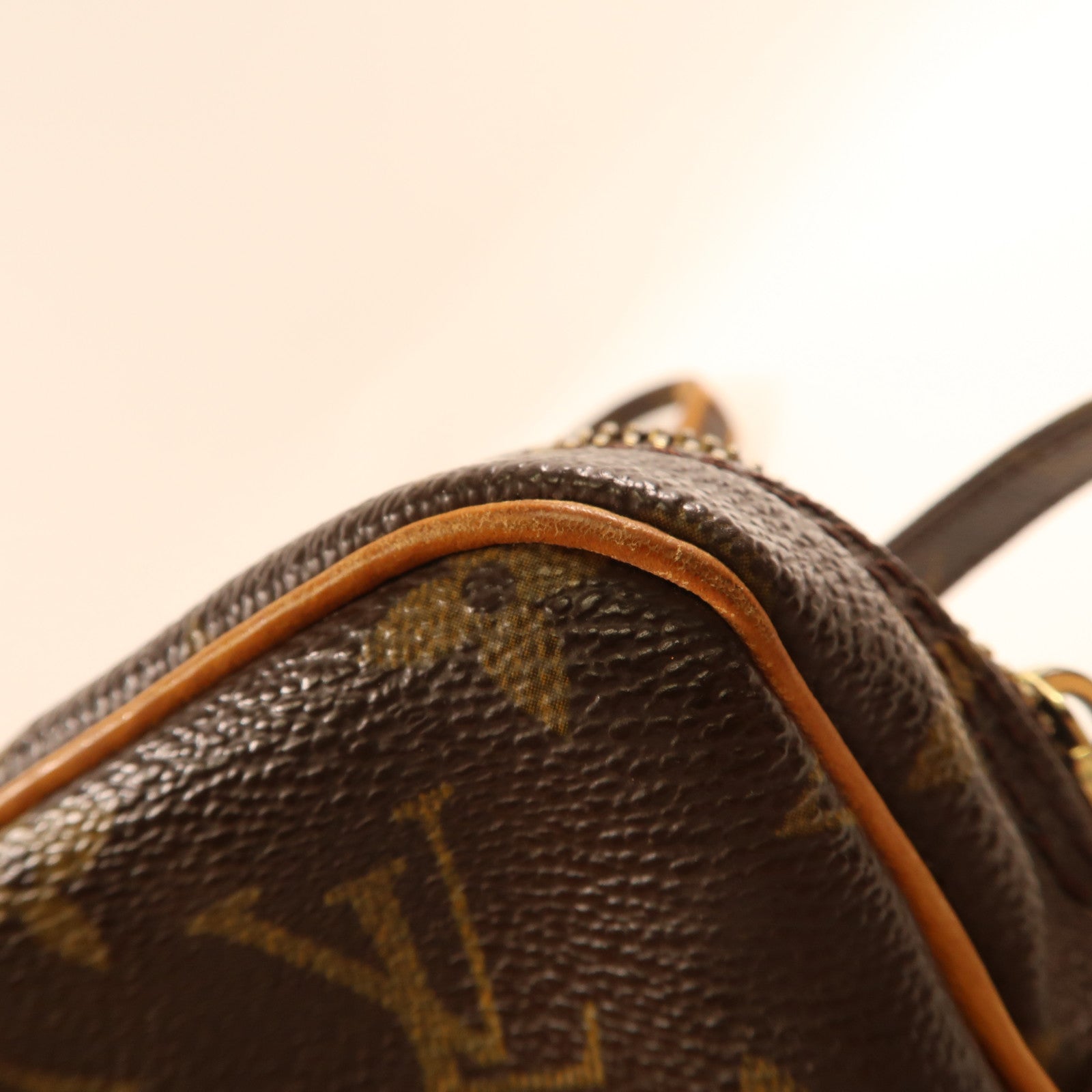 LOUIS VUITTON Monogram Danube金扣肩背袋啡色