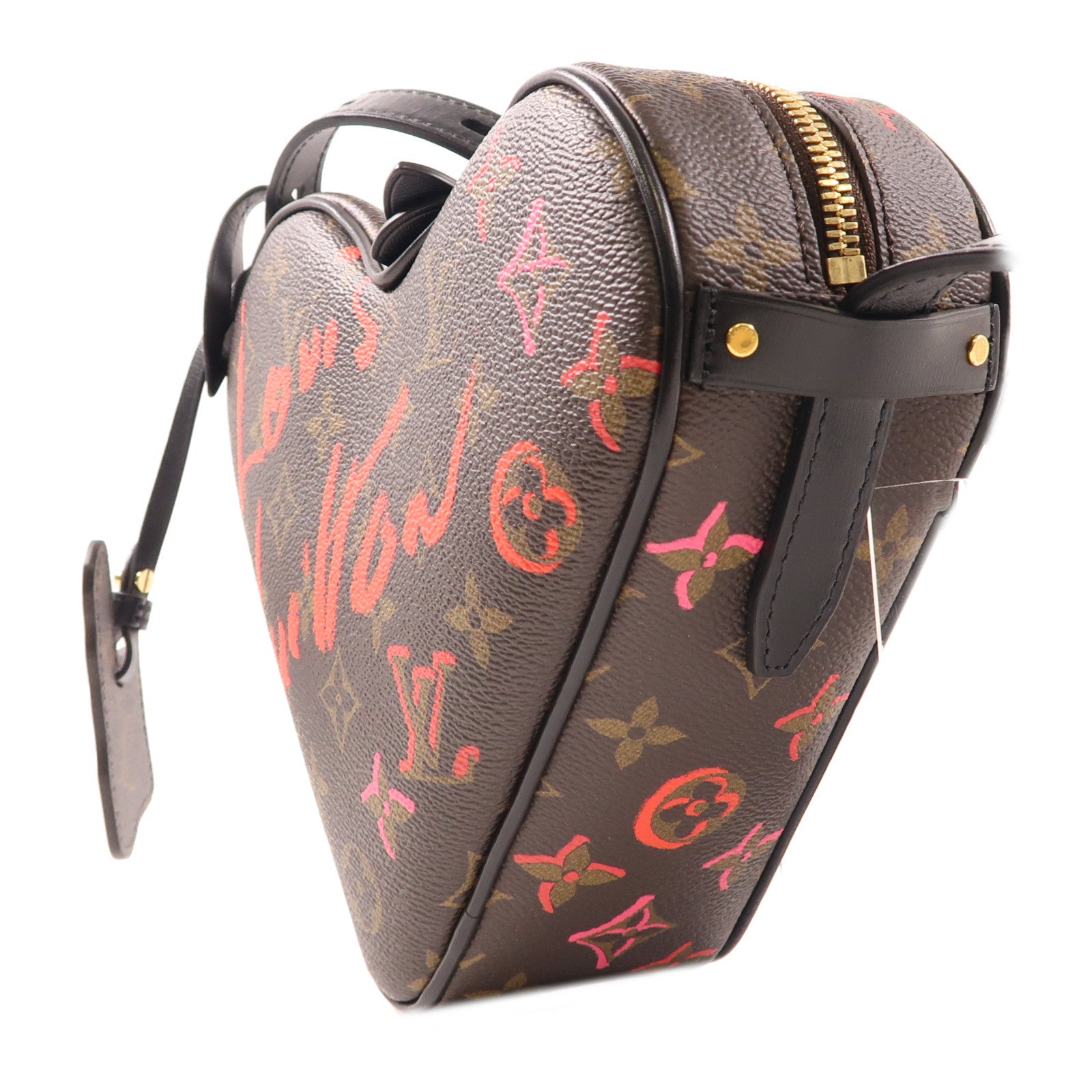 LOUIS VUITTON LV GHW Sac Coeur Fall In Love Shoulder Bag M45890 Monogram Brown