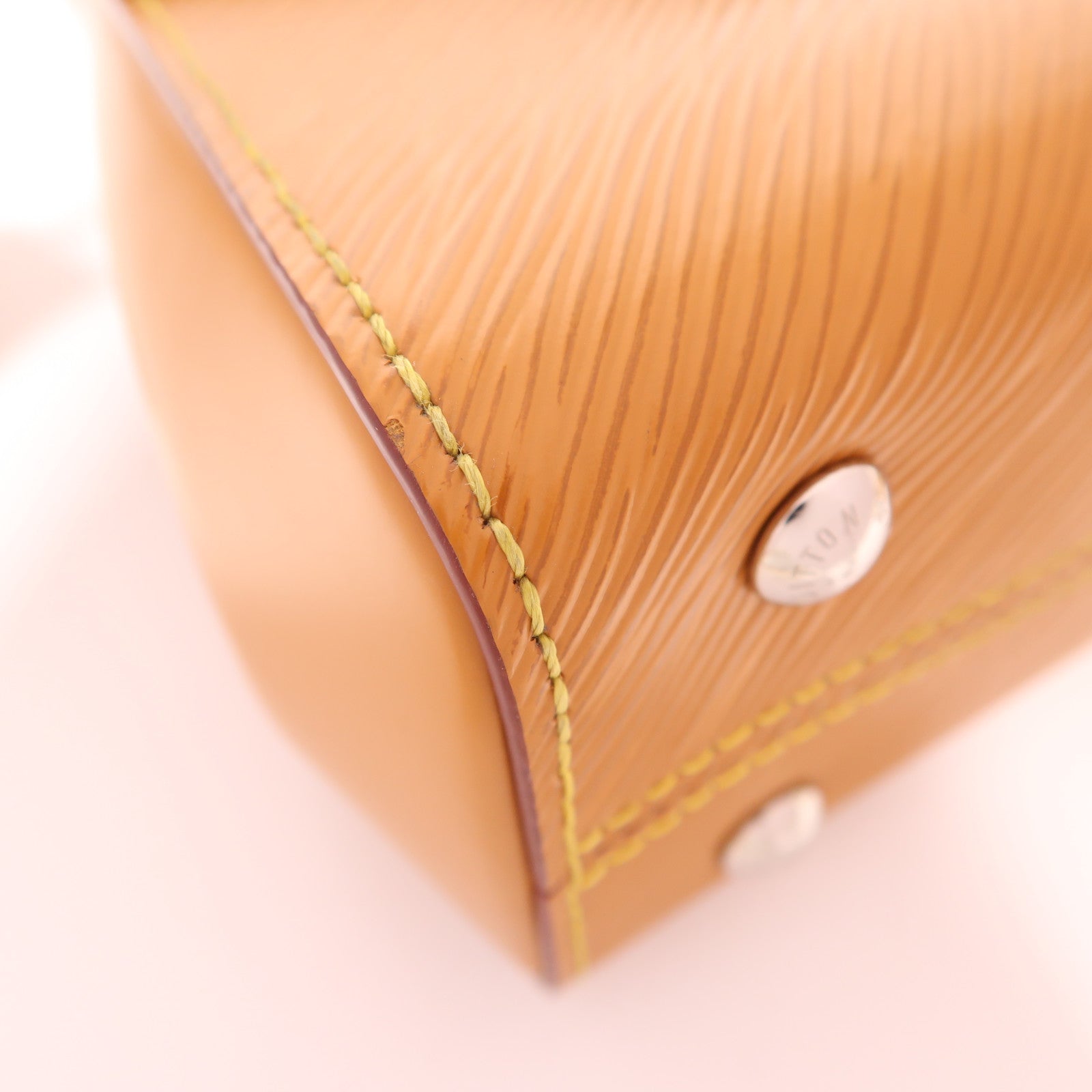LOUIS VUITTON Epi Cluny Mini銀扣手挽肩背兩用袋啡色