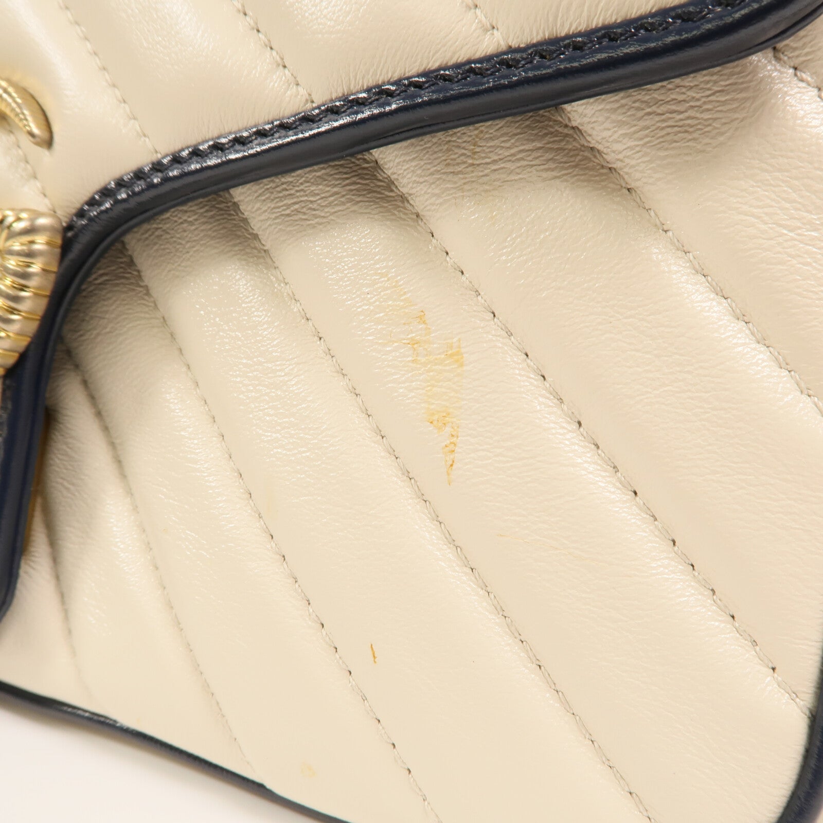 GUCCI 牛皮皮革GG Marmont Shoulder Bag鏈帶肩背袋
