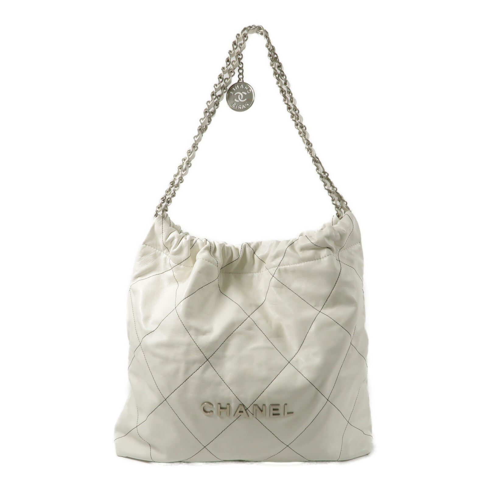 CHANEL 牛皮皮革Chanel 22 Small鏈帶肩背袋