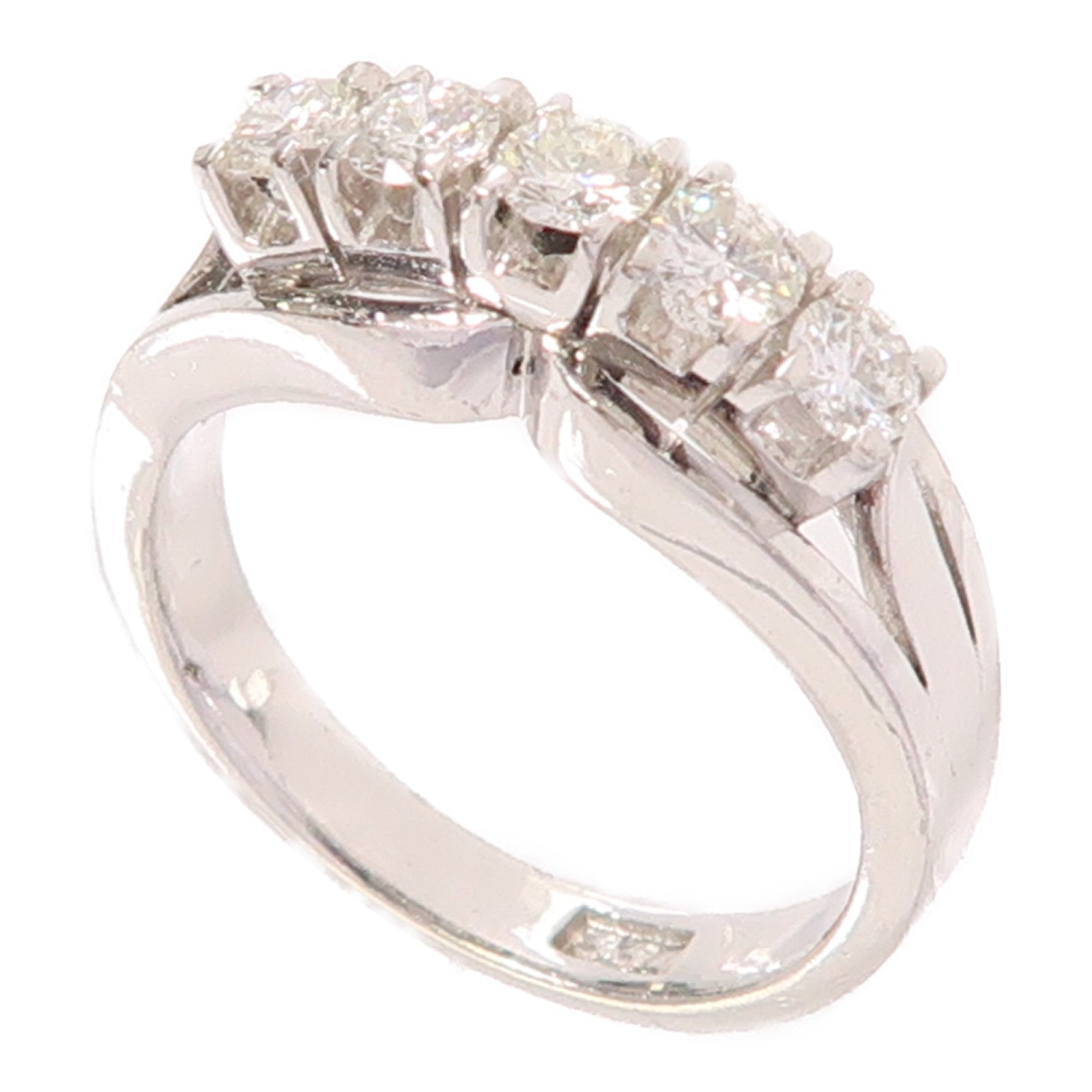 JEWELRY 8K白金Diamond鑽石戒指US#5.5