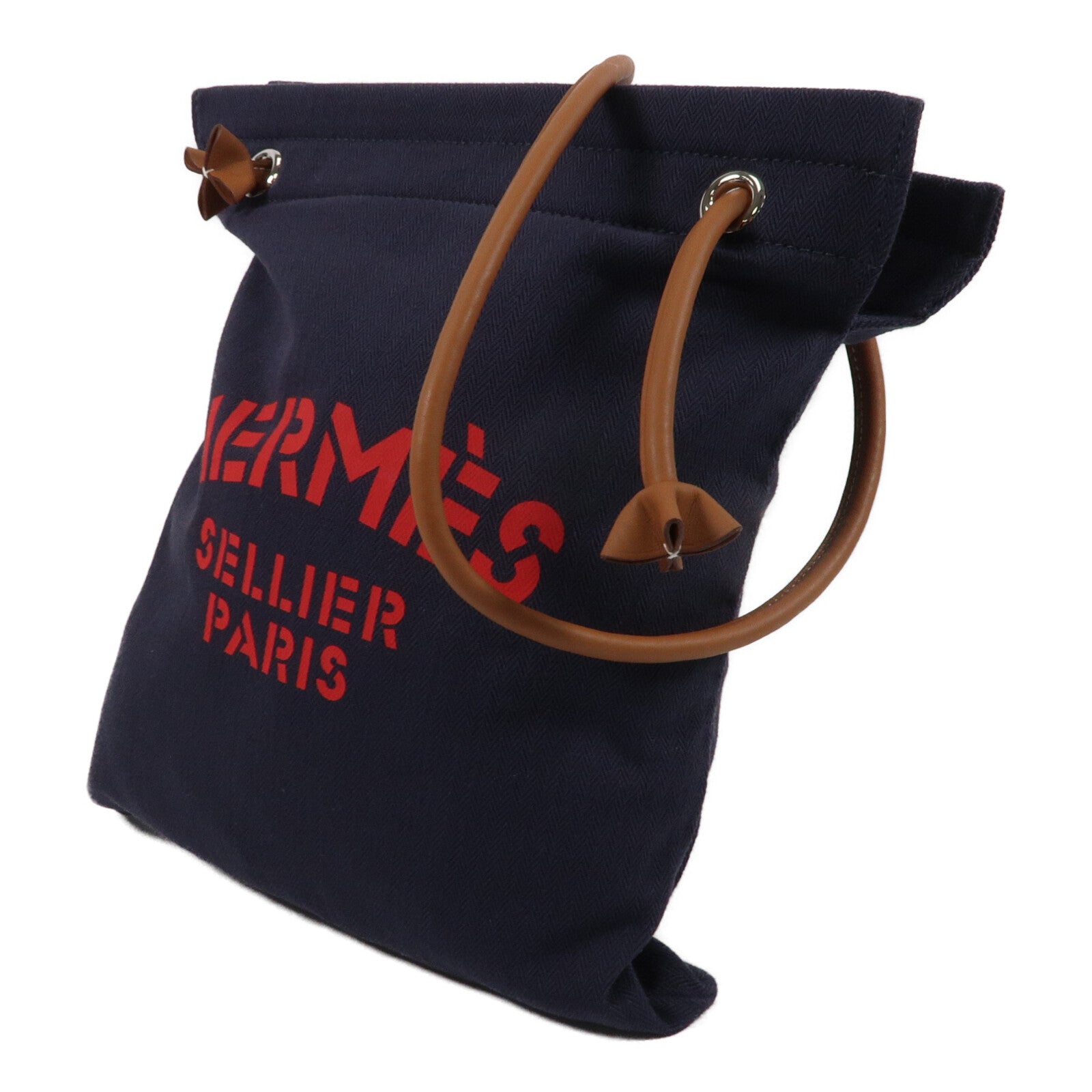 HERMES 帆布/Swwift皮革Aline Grooming肩背袋