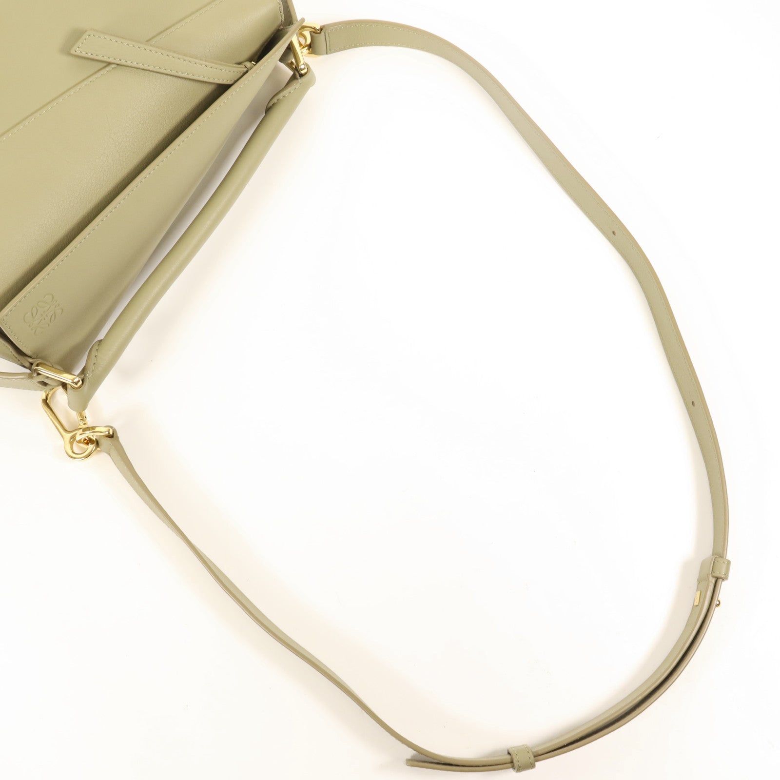 LOEWE 牛皮皮革Small Puzzle金扣手挽肩背兩用袋