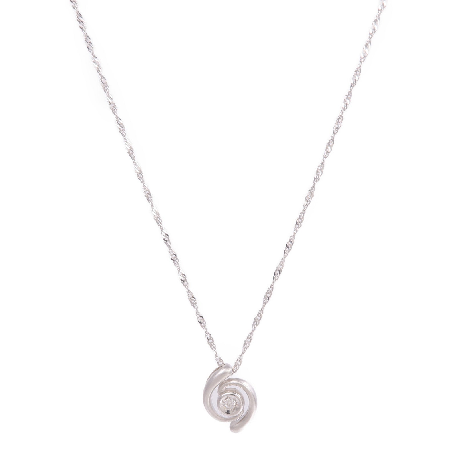 JEWELRY 18K白金Diamond Necklace鑽石項鍊