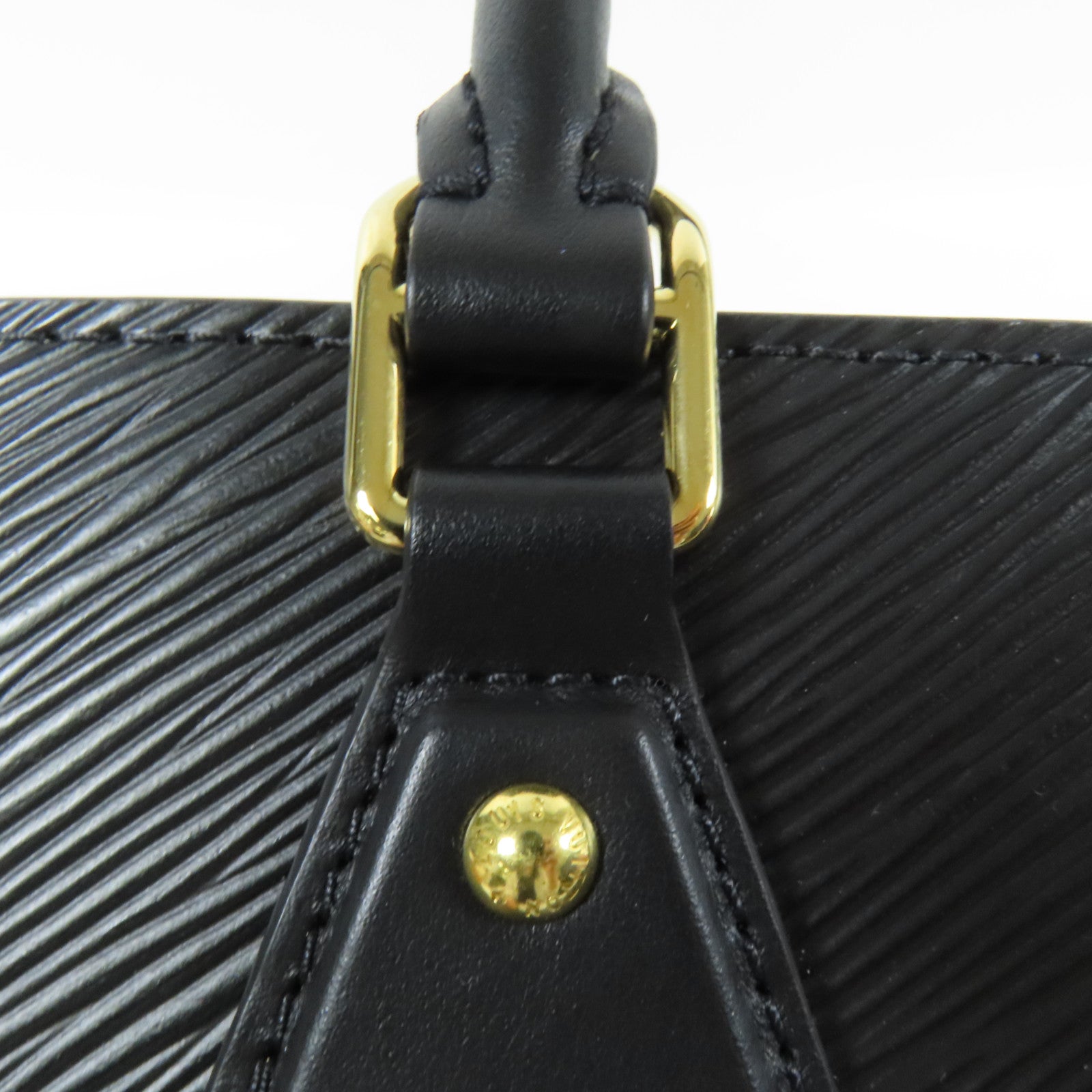 LOUIS VUITTON Epi Sac Plat BB金扣手挽肩背兩用袋