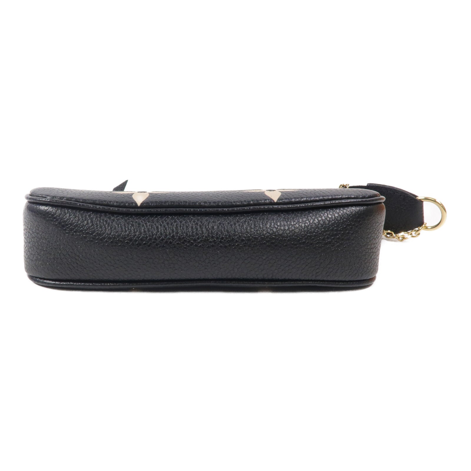 LOUIS VUITTON Monogram Empreinte Mini Pochette金扣鏈帶手挽袋