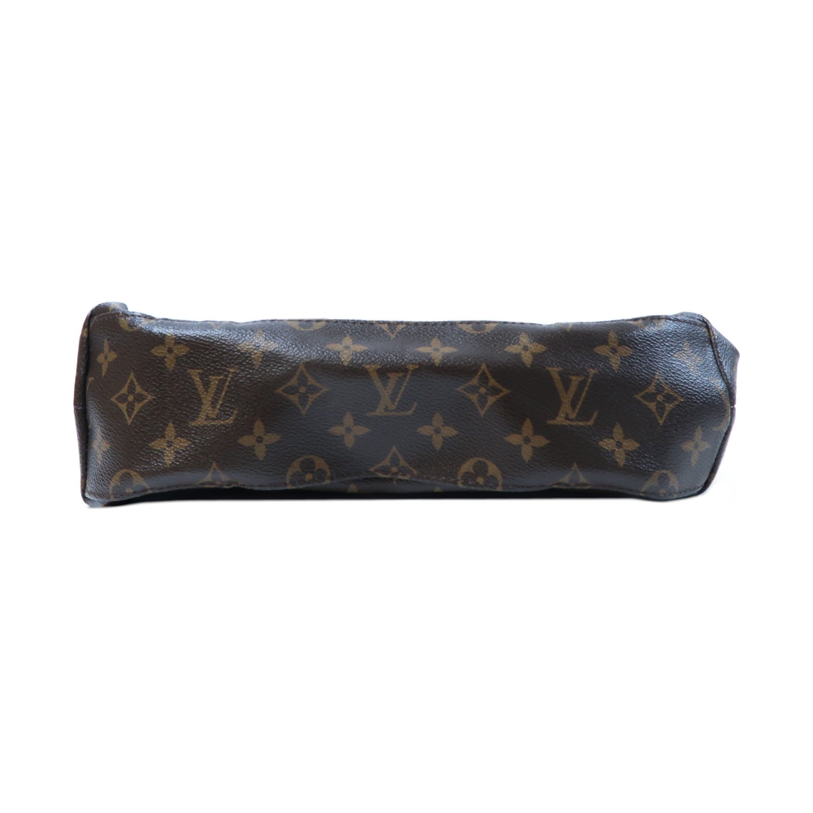 LOUIS VUITTON Monogram Beaubourg金扣手挽袋啡色