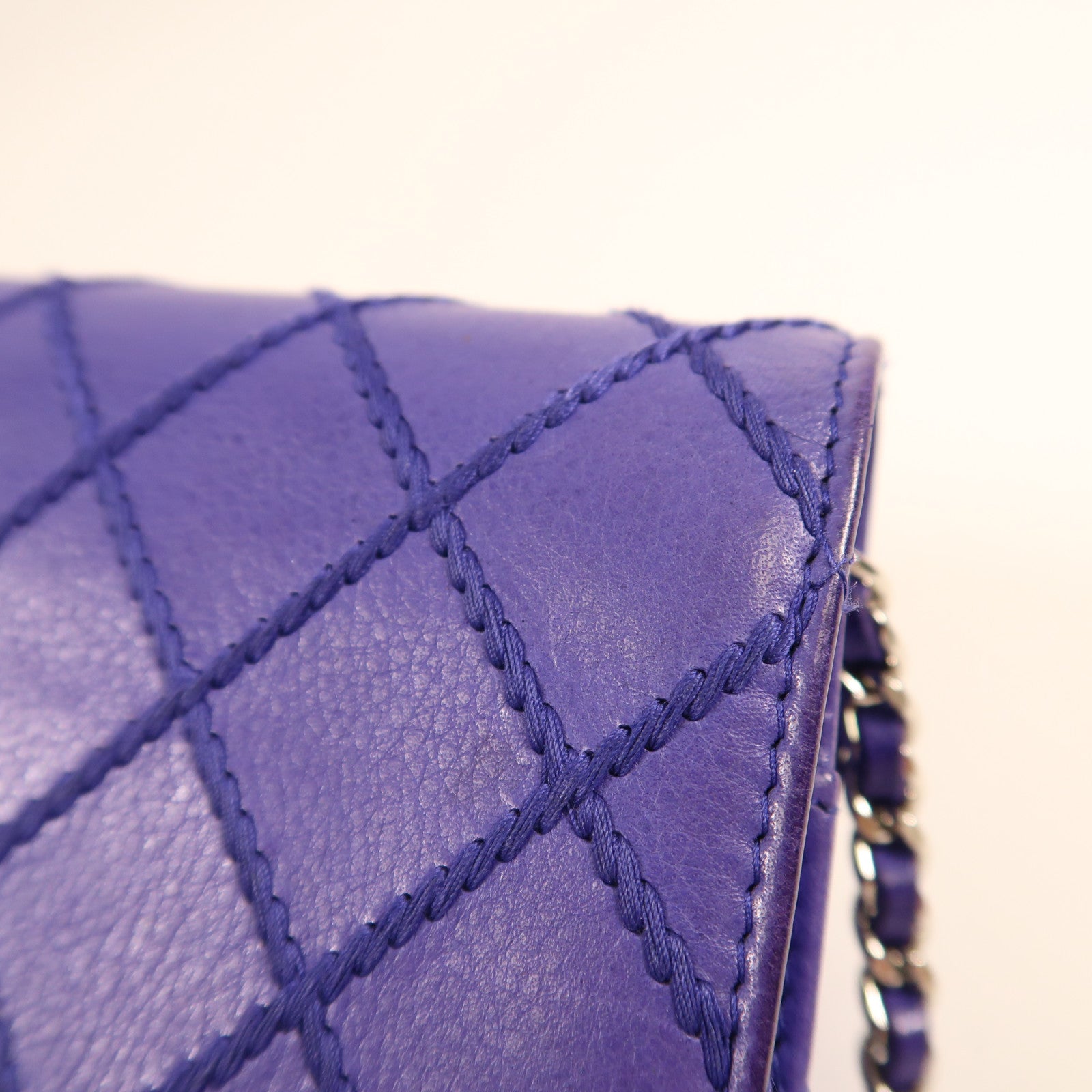 CHANEL 牛皮皮革Wallet On Chain鏈帶肩背袋