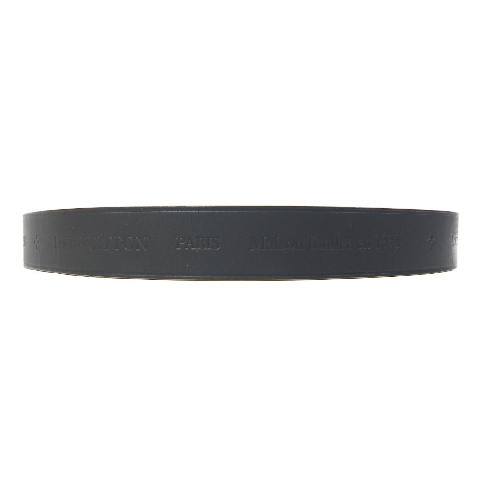 LOUIS VUITTON 牛皮皮革Belt 95cm皮帶黑色