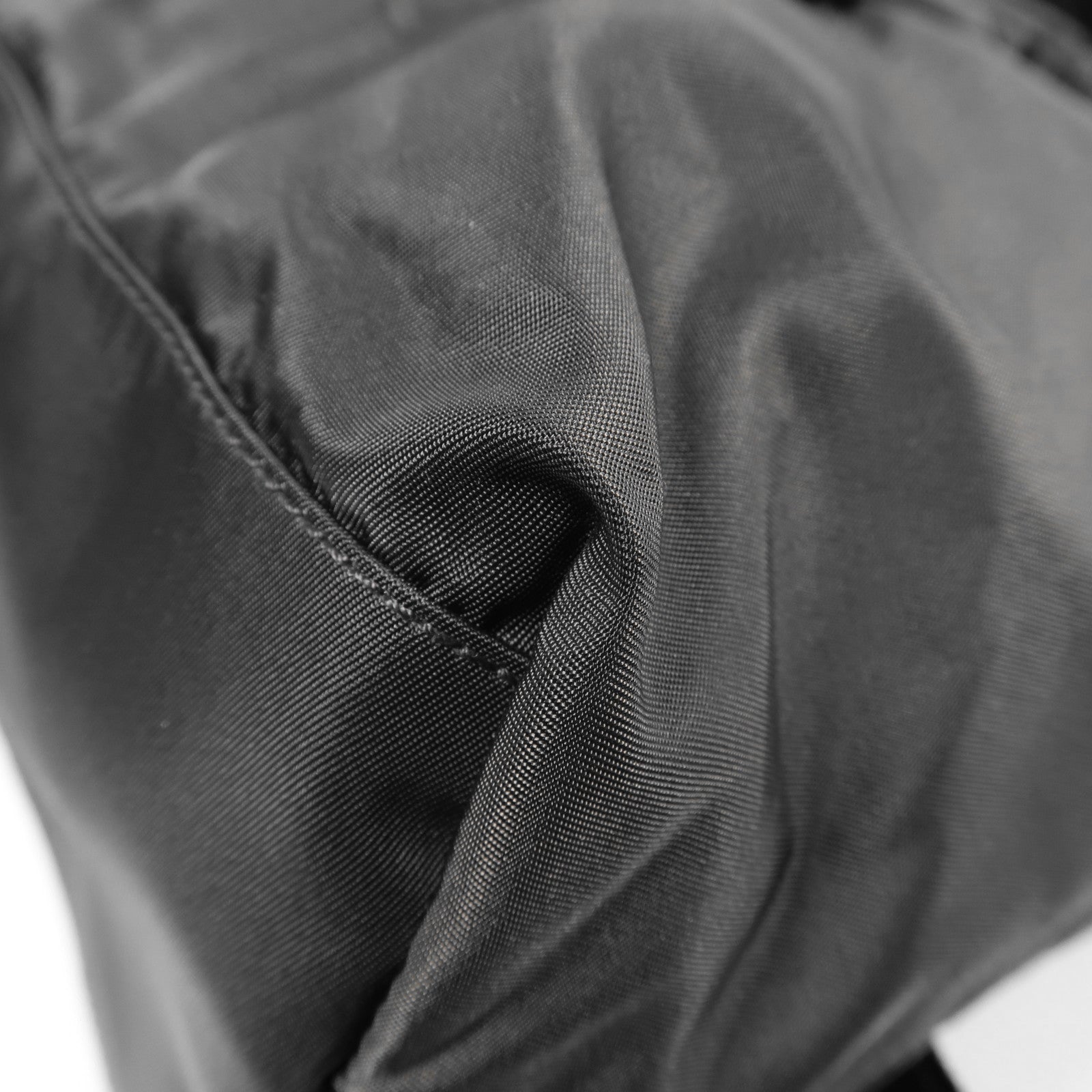 PRADA 尼龍2 way Shoulder Bag銀扣手挽肩背兩用袋黑色