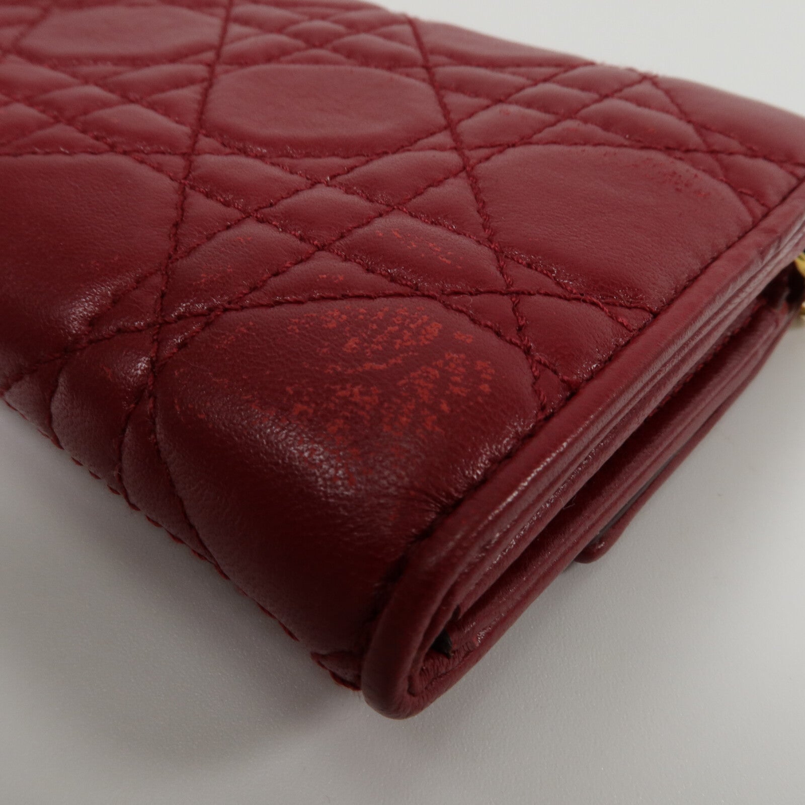 Dior 羊皮皮革Lady Dior Wallet On Chain鏈帶肩背袋