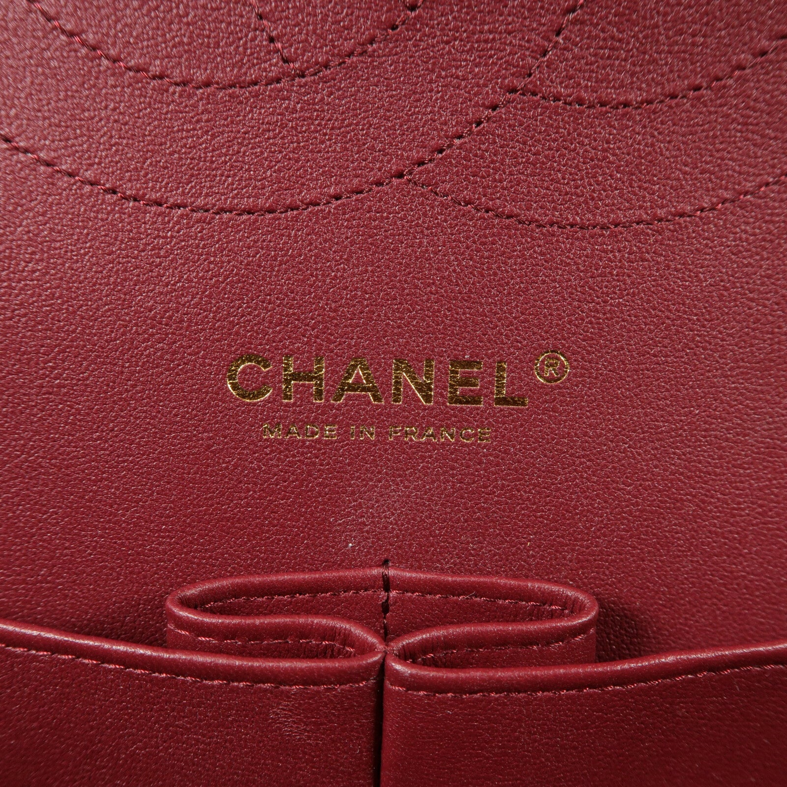 CHANEL 牛皮皮革Large Classic鏈帶肩背袋