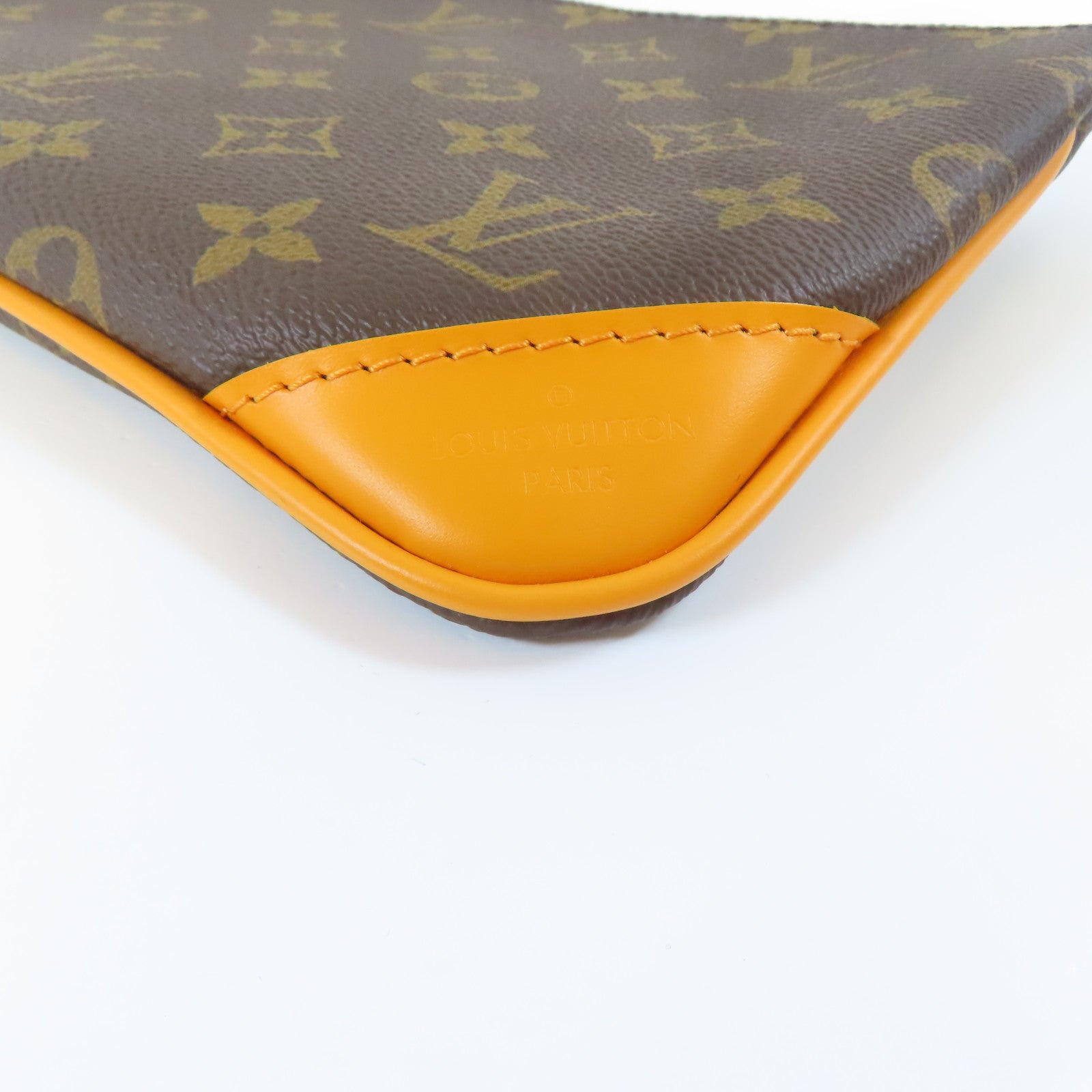LOUIS VUITTON Monogram Trio肩背袋黑色/啡色