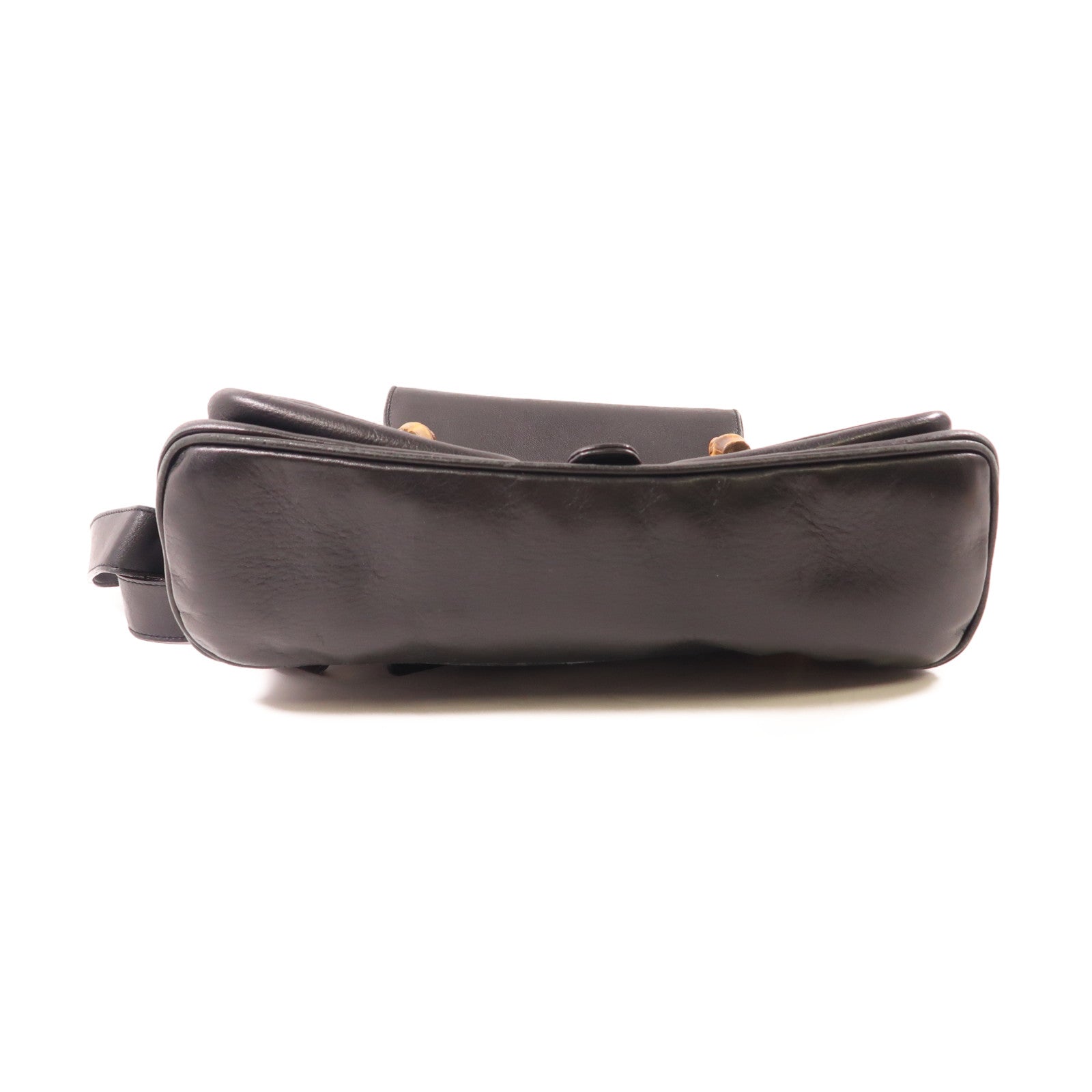 GUCCI 皮革Bamboo Backpack金扣背包