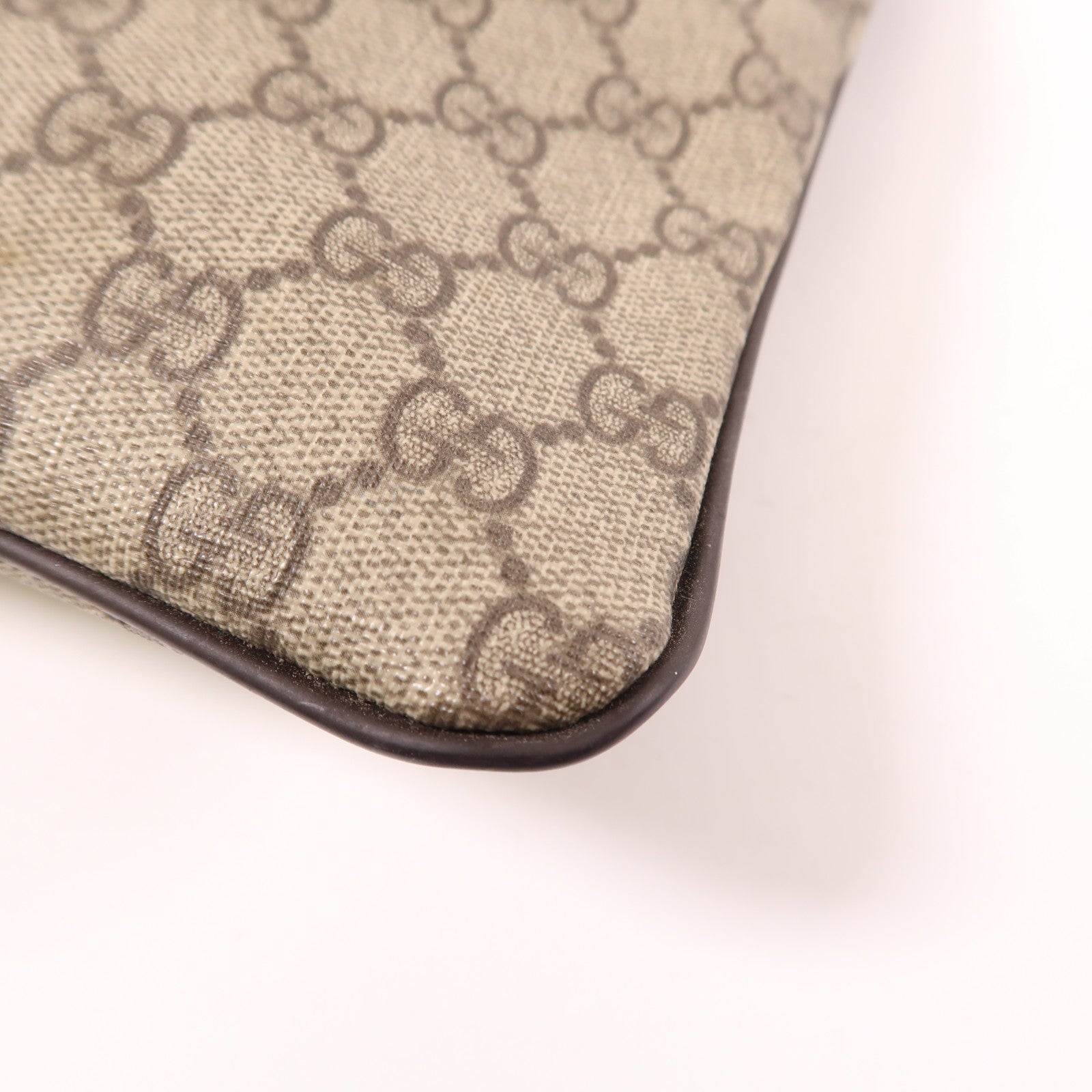 GUCCI 塗層帆布Shoulder Bag金扣肩背袋