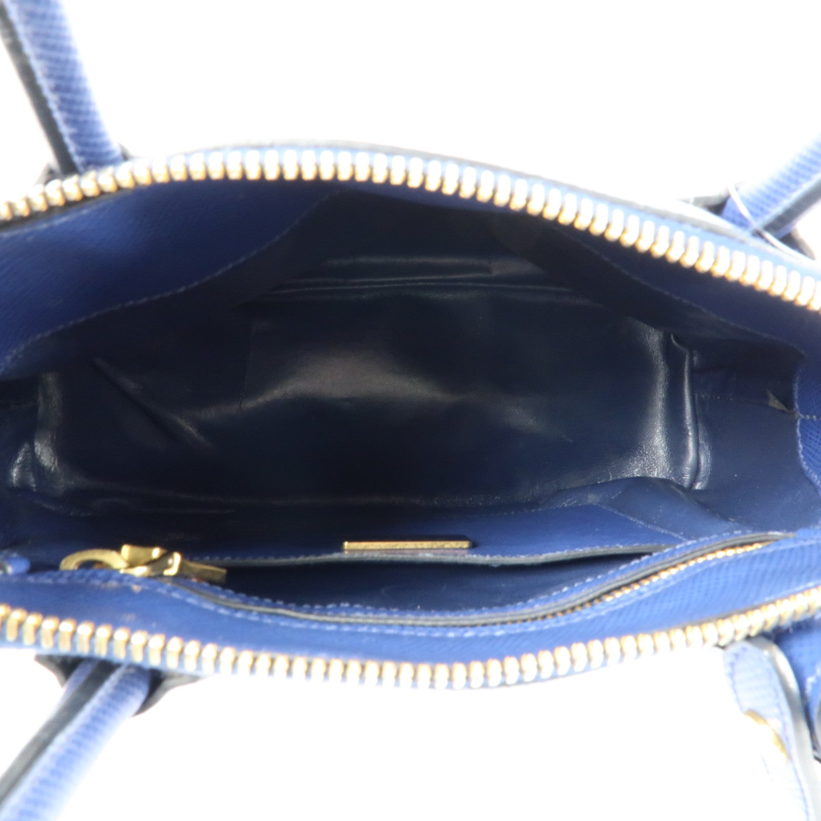 PRADA 牛皮皮革2way Shoulder金扣手挽肩背兩用袋