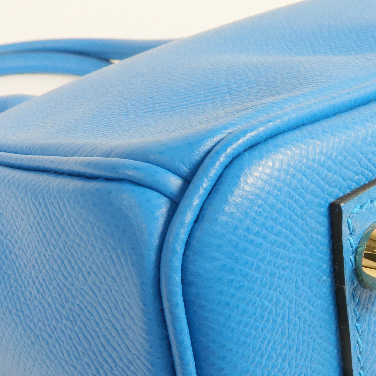 HERMES Epsom皮革Birkin 30金扣手挽袋Bleu Zanzibar