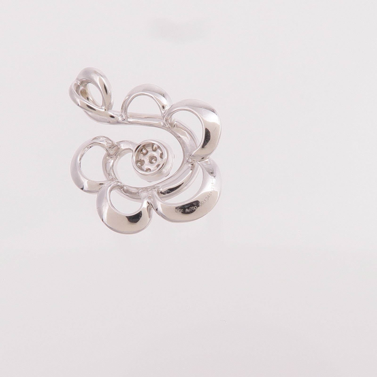 JEWELRY 18K白金Diamond Pendant鑽石吊墜