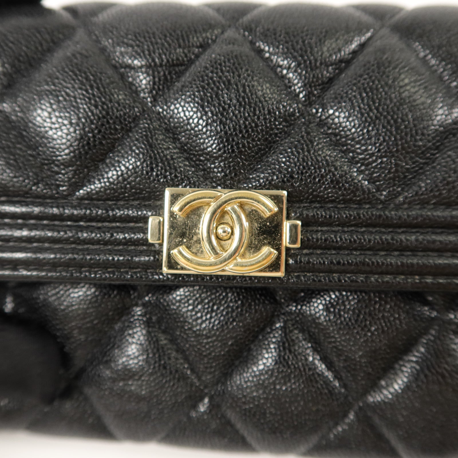 CHANEL 牛皮皮革Boy Long Wallet長錢包