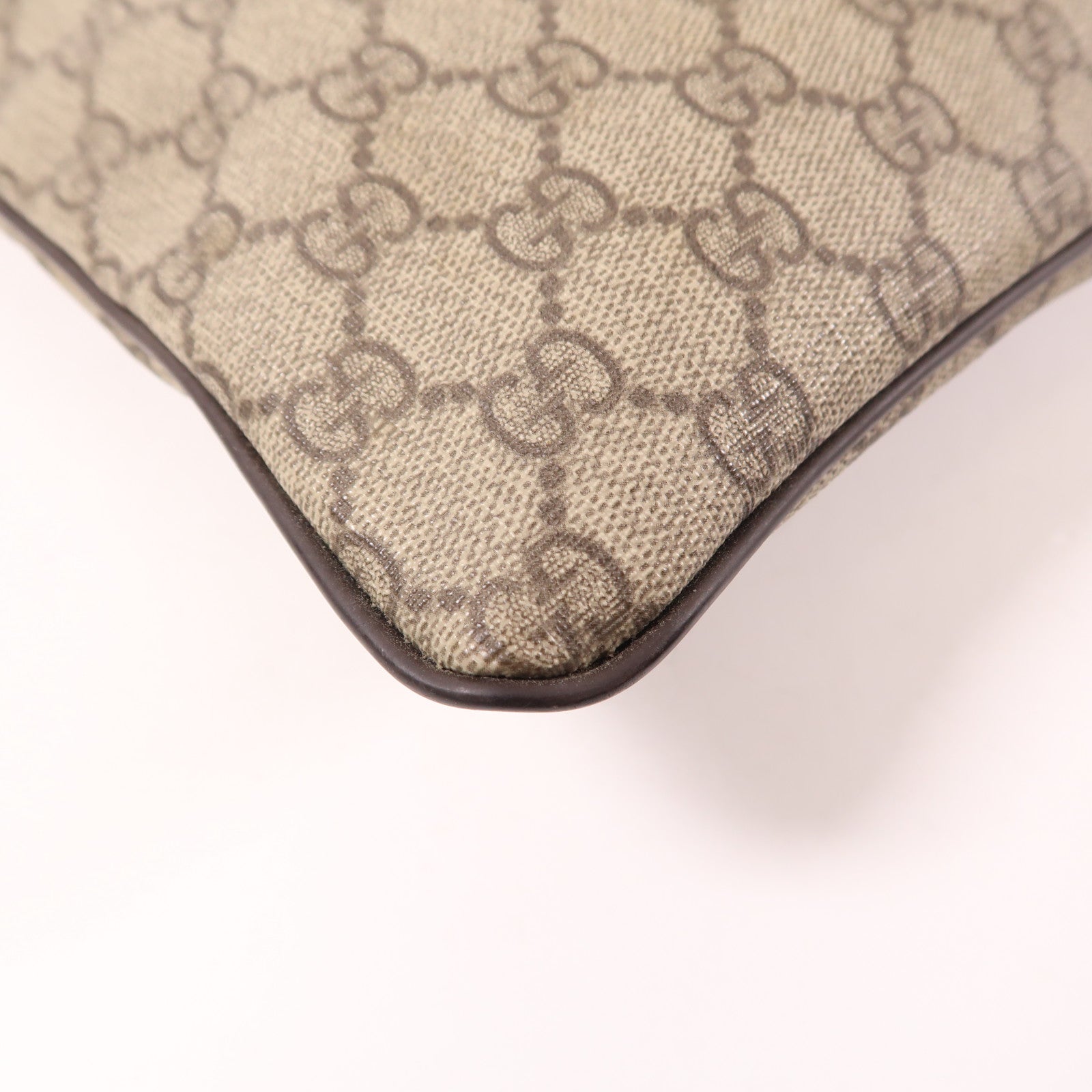 GUCCI 塗層帆布Shoulder Bag金扣肩背袋