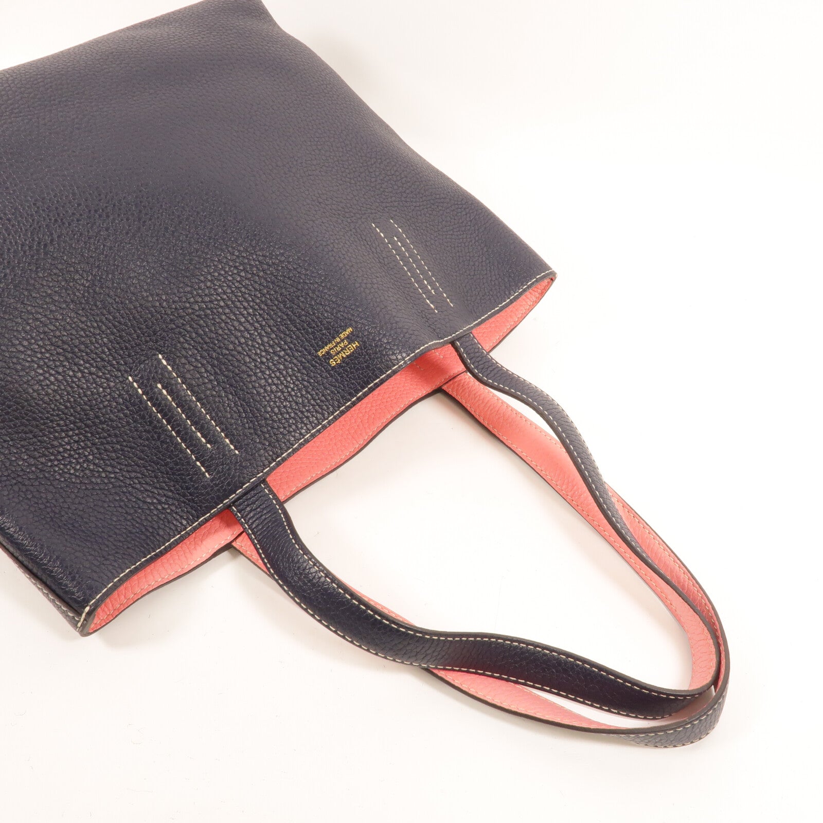 HERMES Clemence皮革Double Sens 28肩背袋/手挽袋
