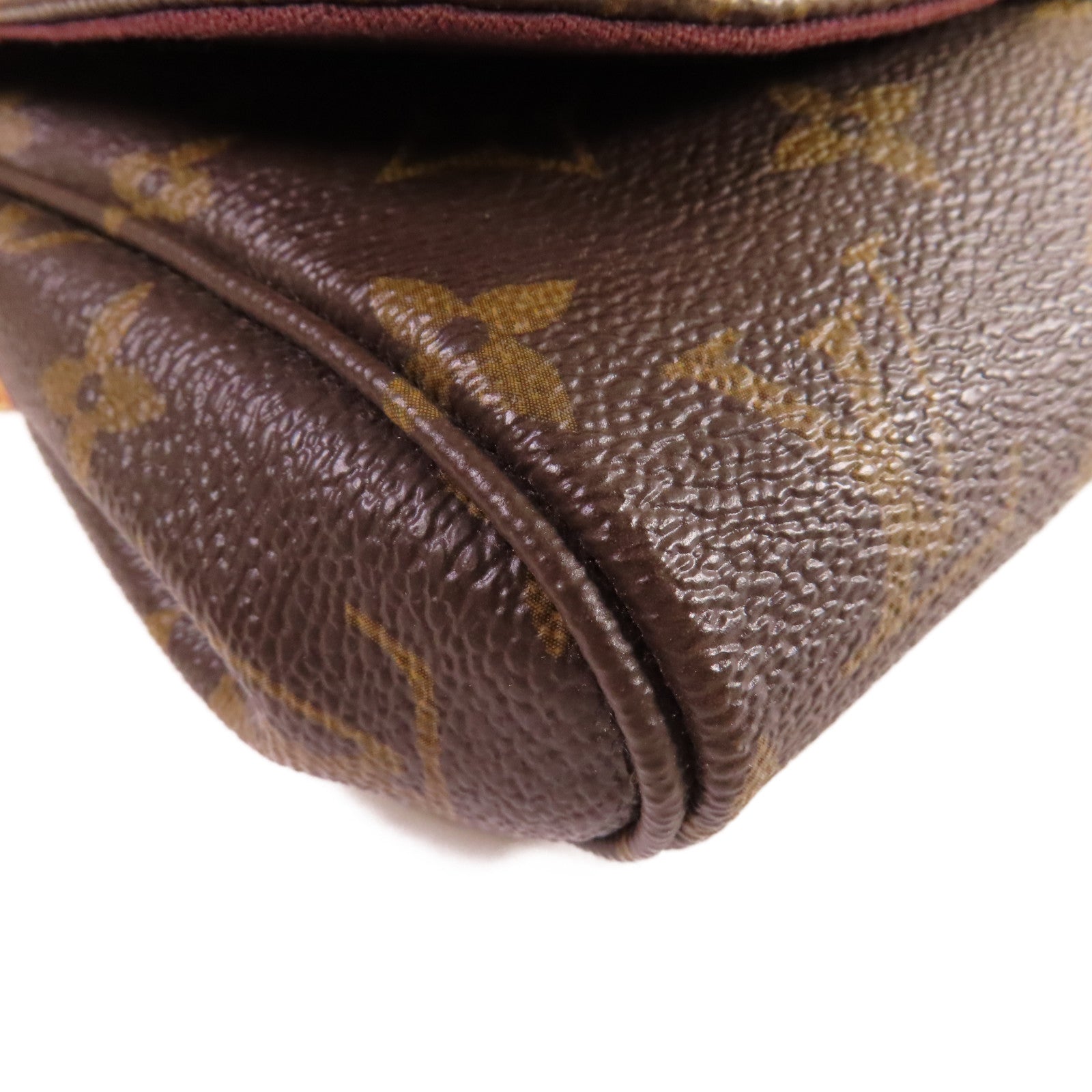 LOUIS VUITTON Monogram Favorite PM 2Way Shoulder Bag金扣手挽肩背兩用袋啡色