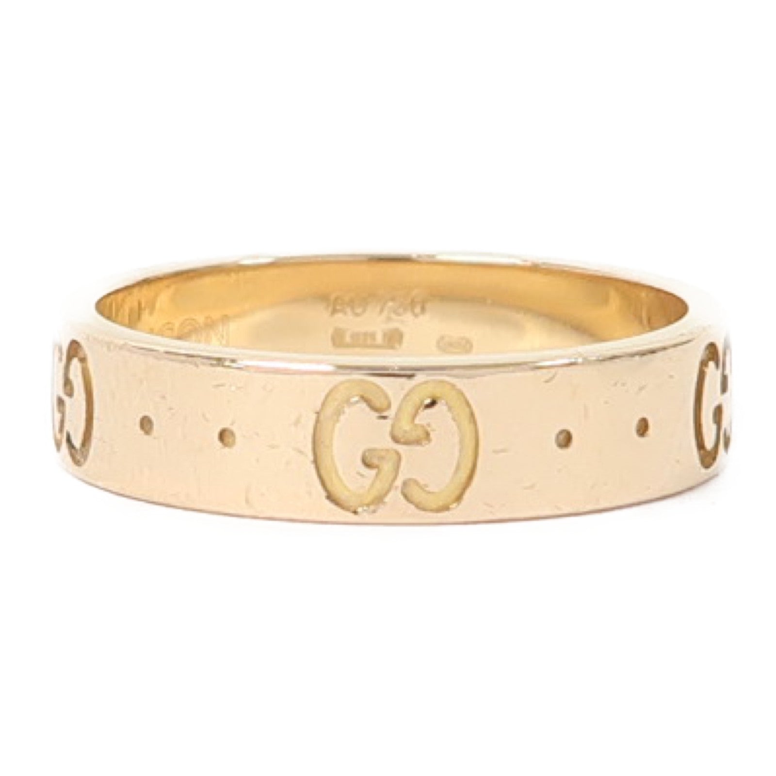 GUCCI 18K金Icon Thin Band戒指US#4.5