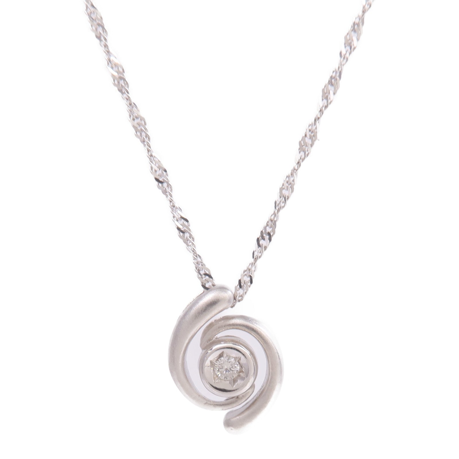 JEWELRY 18K白金Diamond Necklace鑽石項鍊