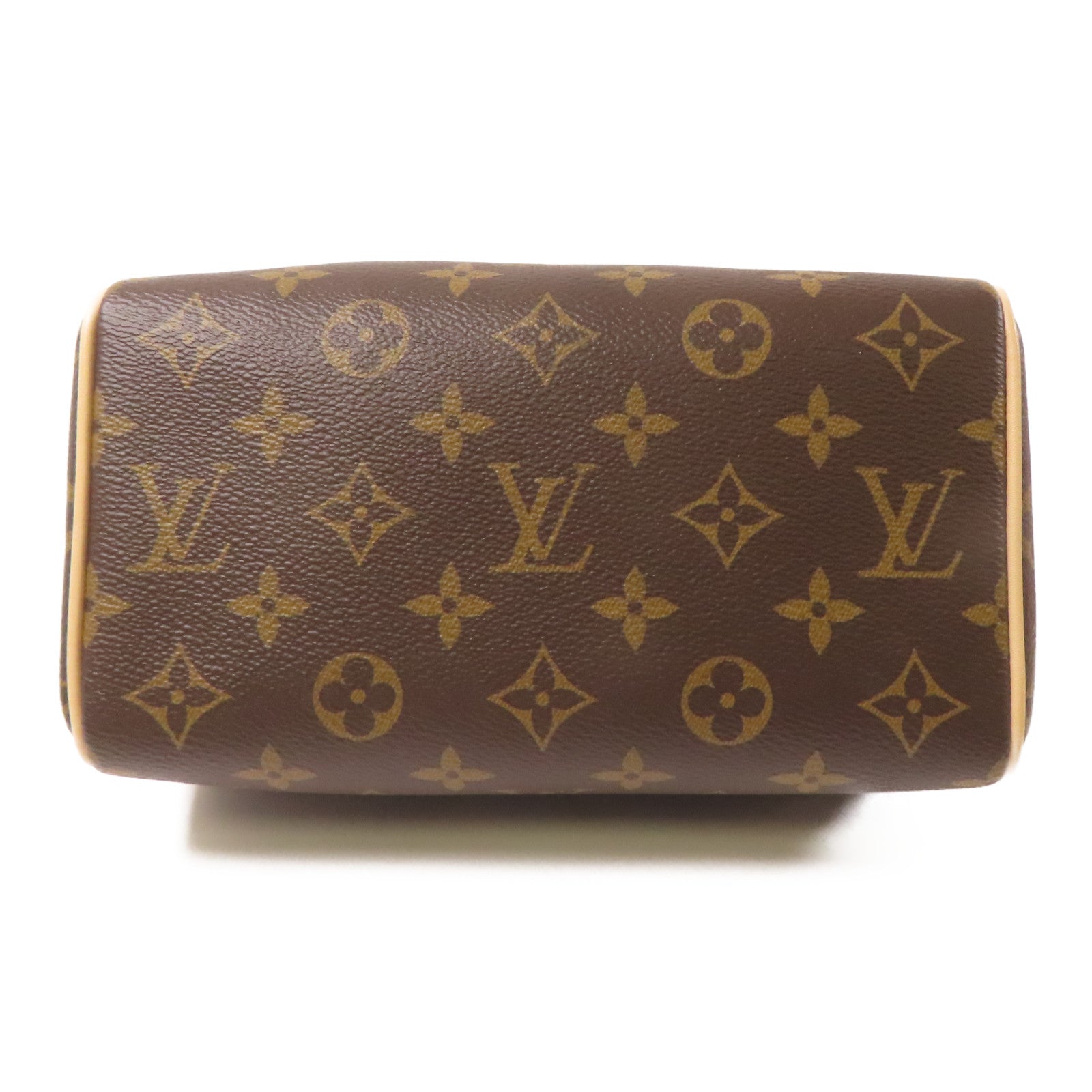 LOUIS VUITTON Monogram Speedy 20金扣手挽肩背兩用袋啡色