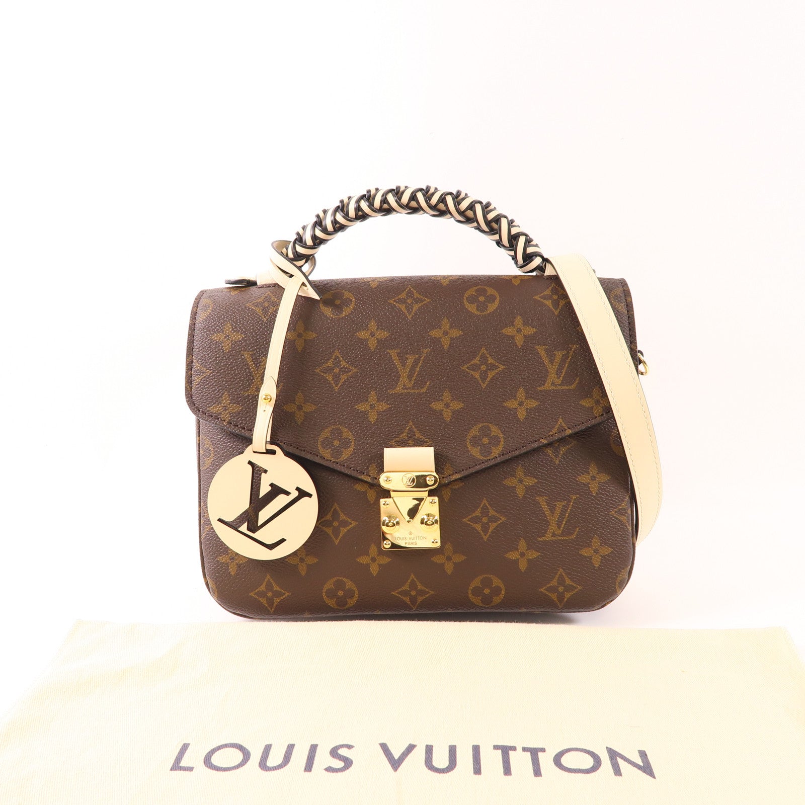 LOUIS VUITTON Monogram Pochette Metis金扣手挽肩背兩用