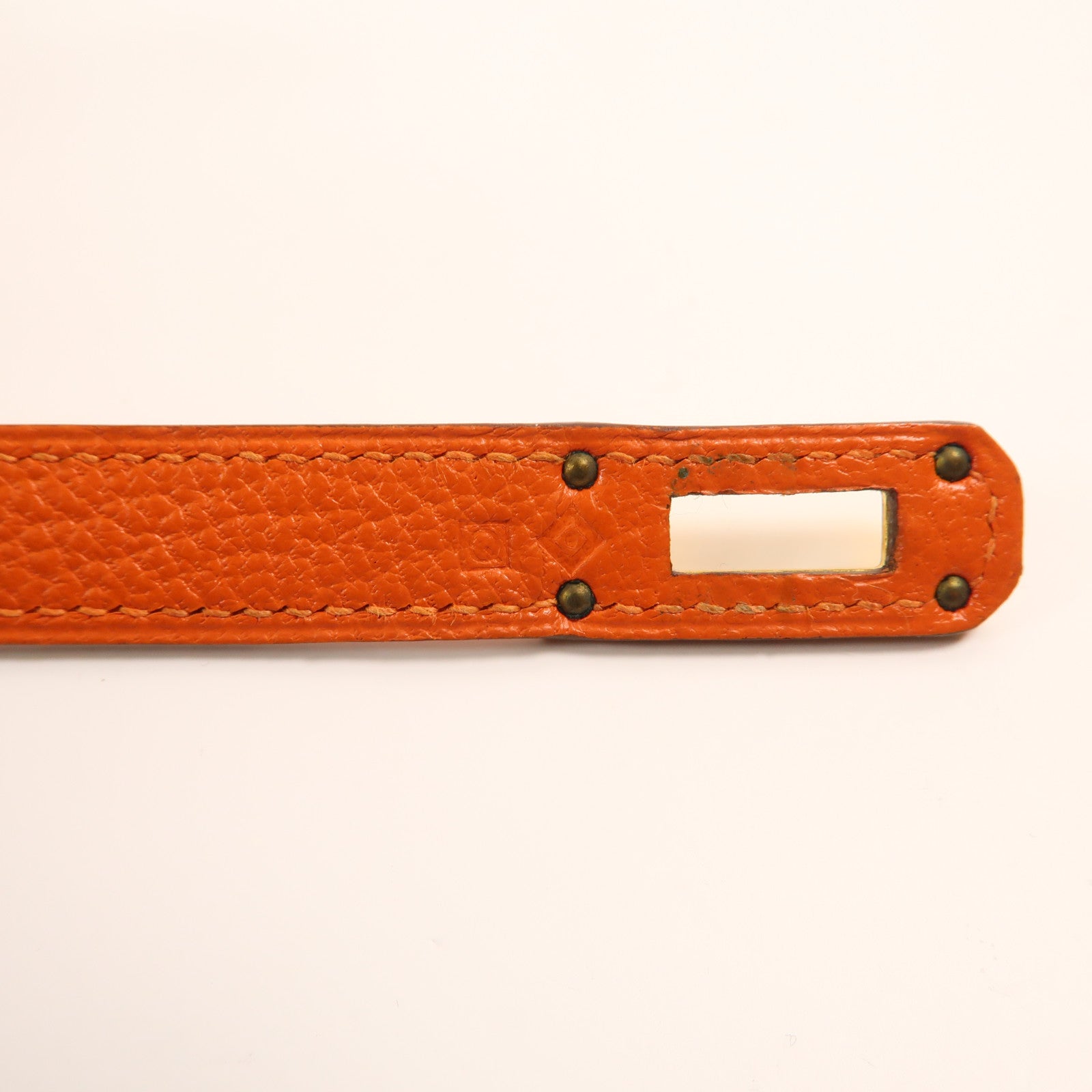 HERMES Chevre皮革Kelly Long Wallet金扣長錢包Feu