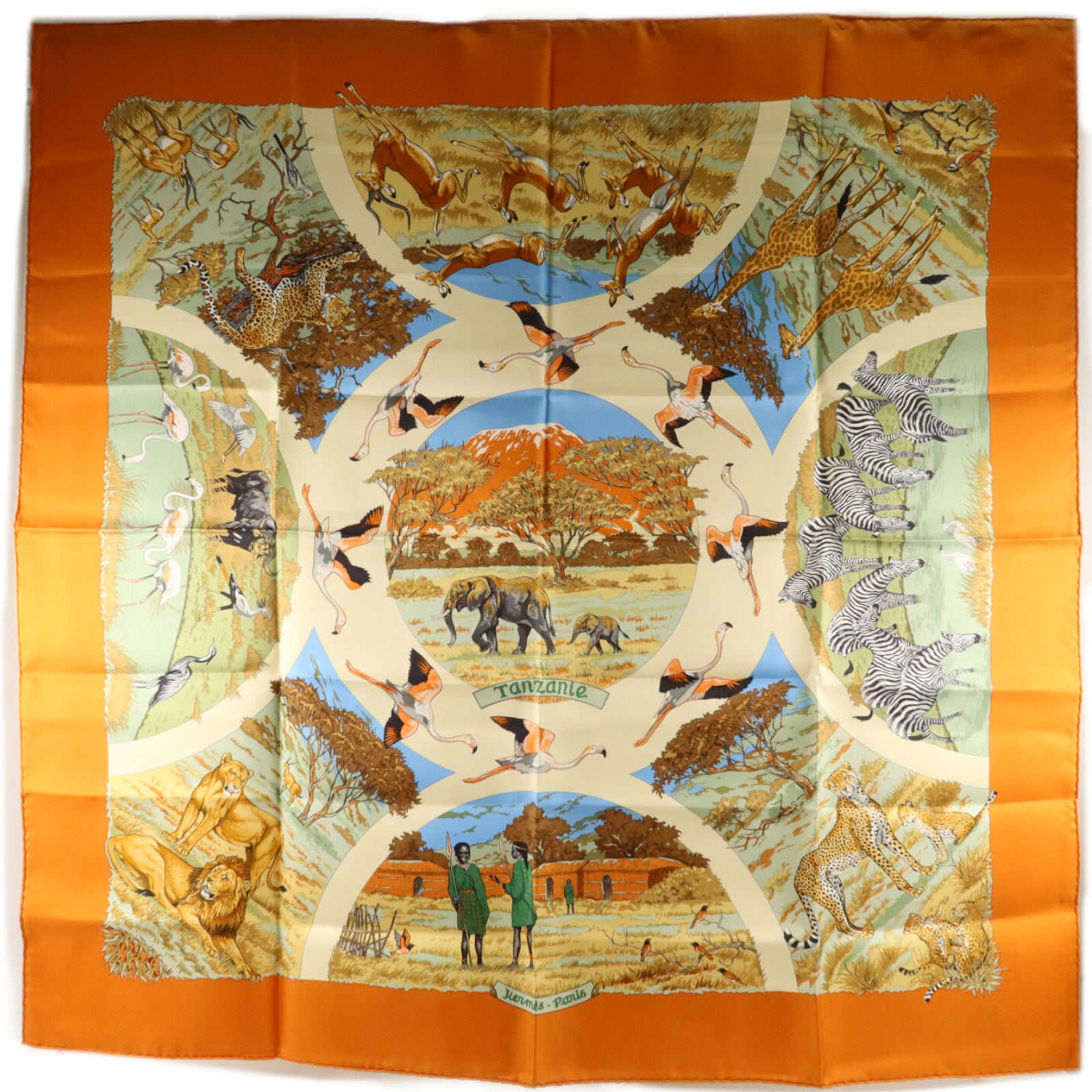HERMES 絲質Scarf 90X90絲巾