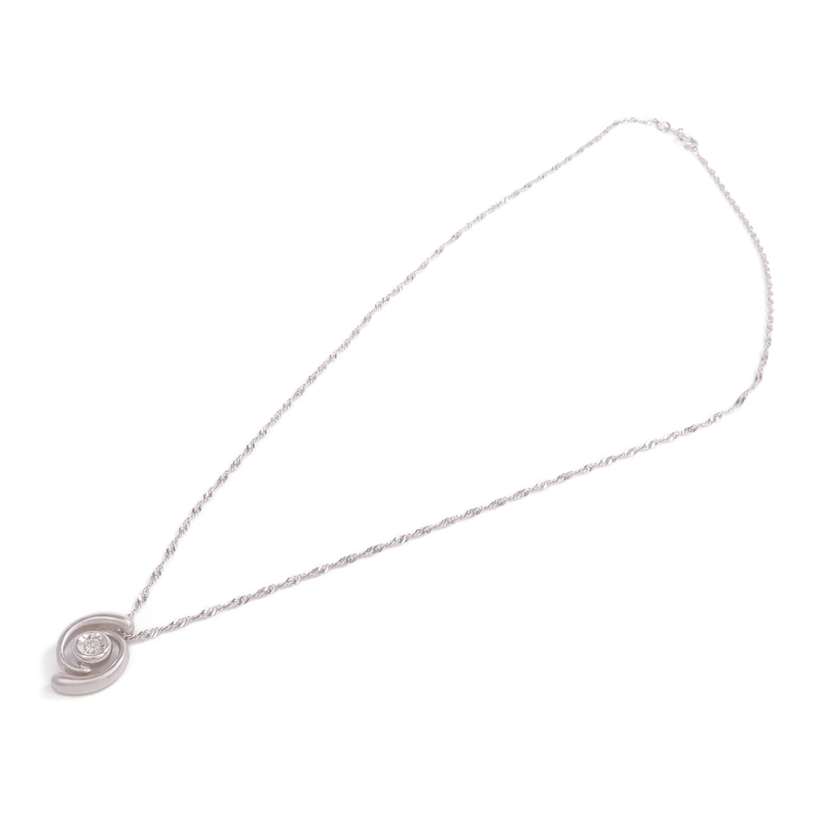 JEWELRY 18K白金Diamond Necklace鑽石項鍊