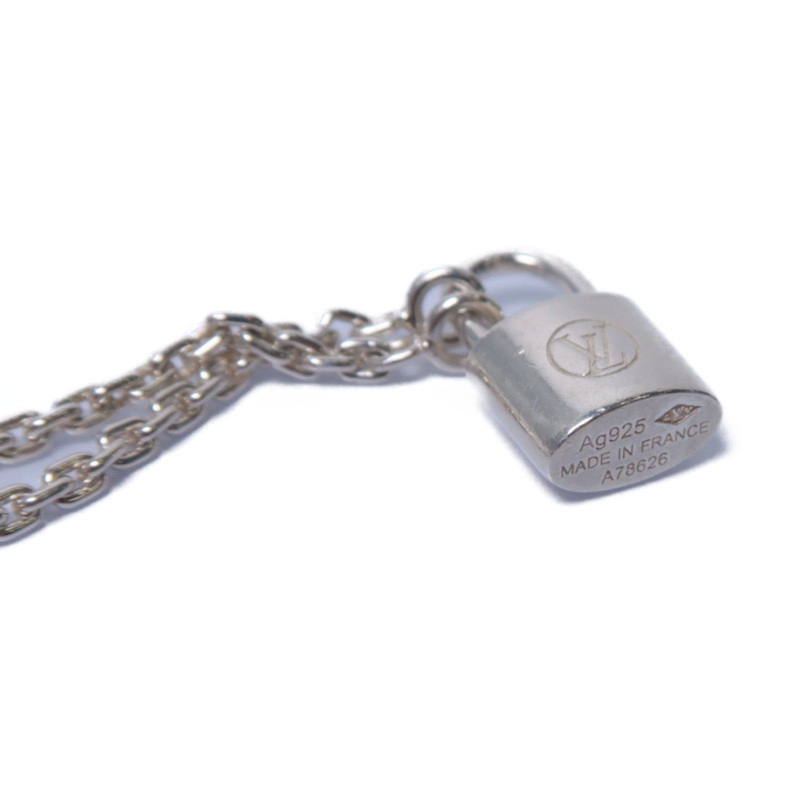 LOUIS VUITTON 【激減優惠】925純銀Silver Lockit Bracelet手鏈