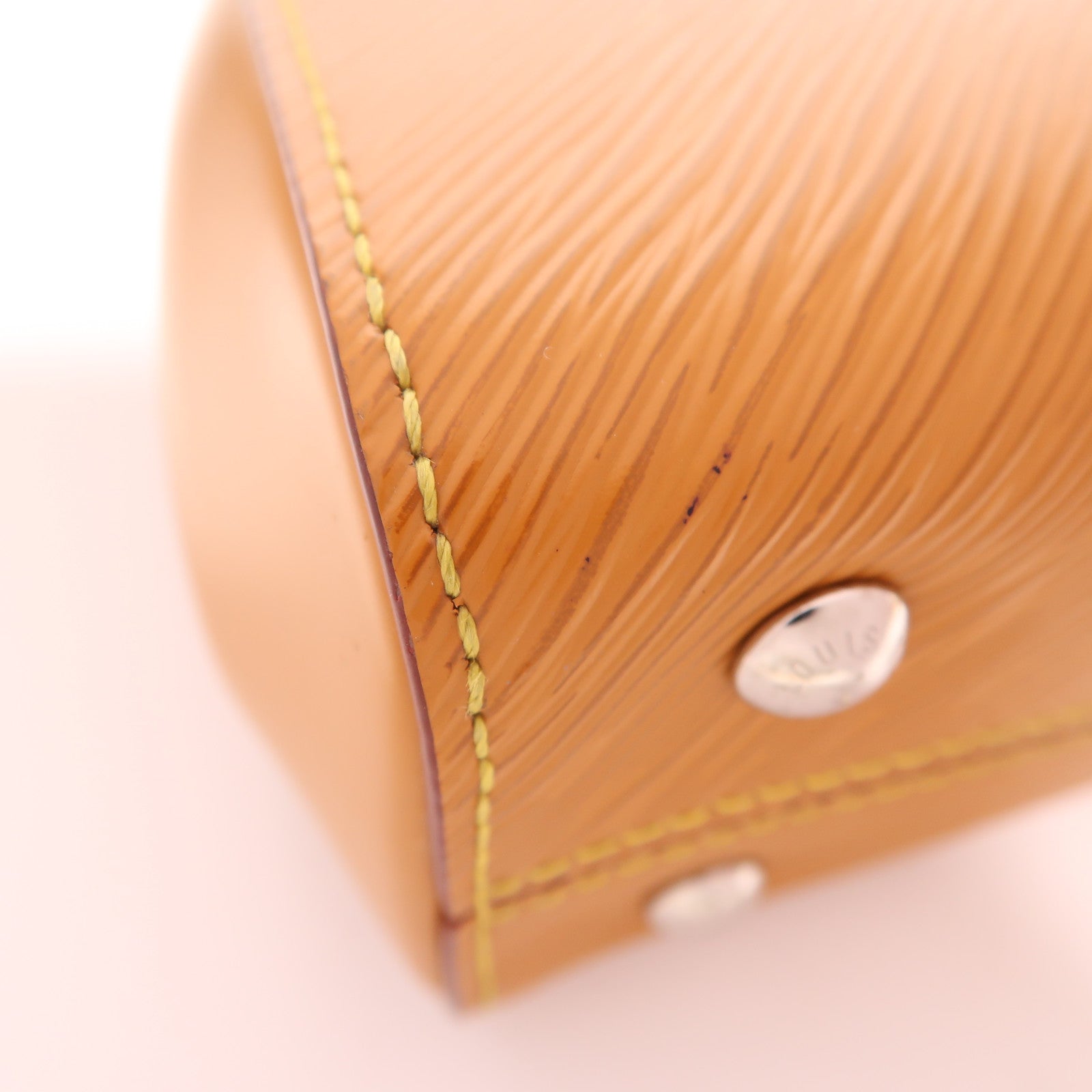 LOUIS VUITTON Epi Cluny Mini銀扣手挽肩背兩用袋啡色