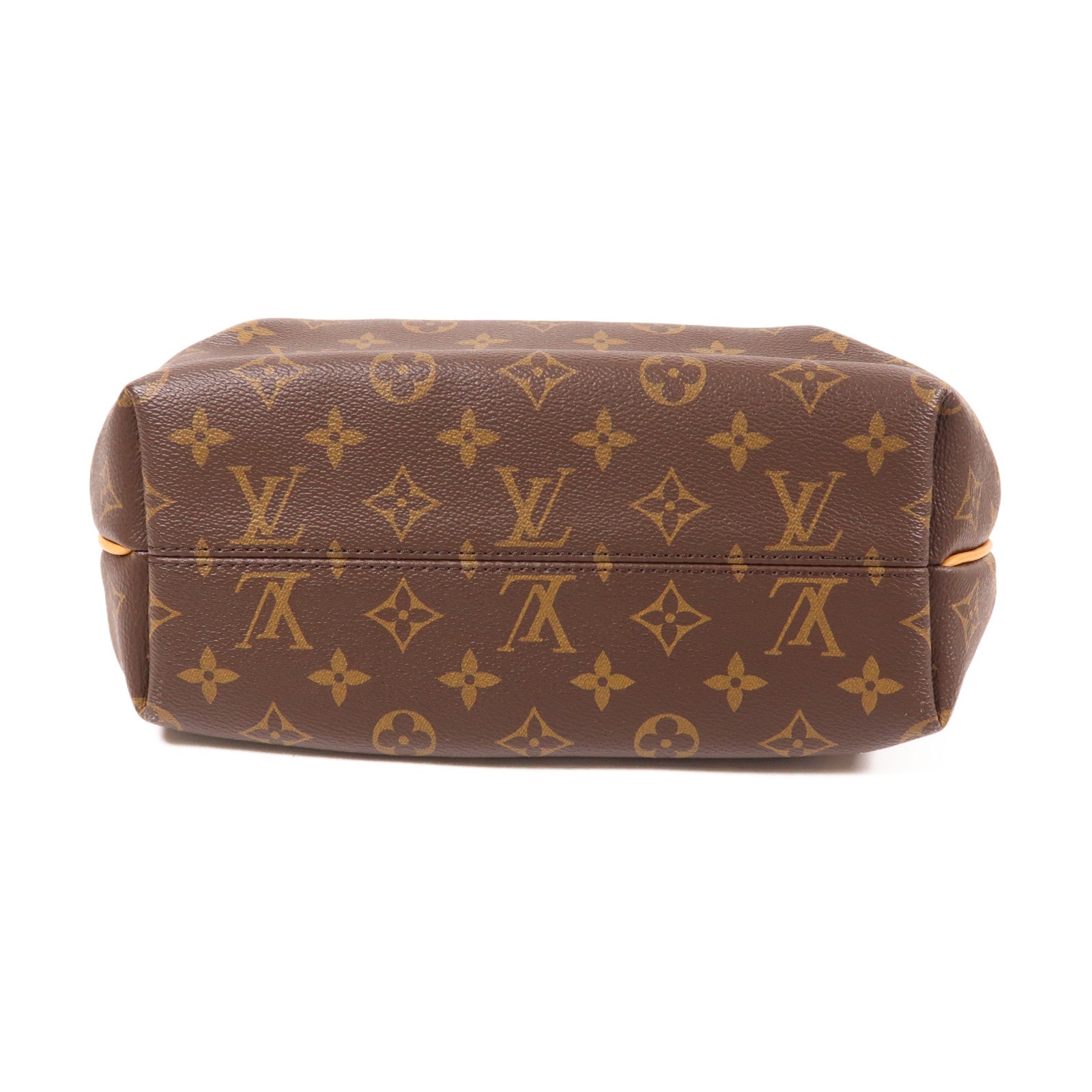 LOUIS VUITTON Monogram Turenne PM金扣手挽肩背兩用袋棕色