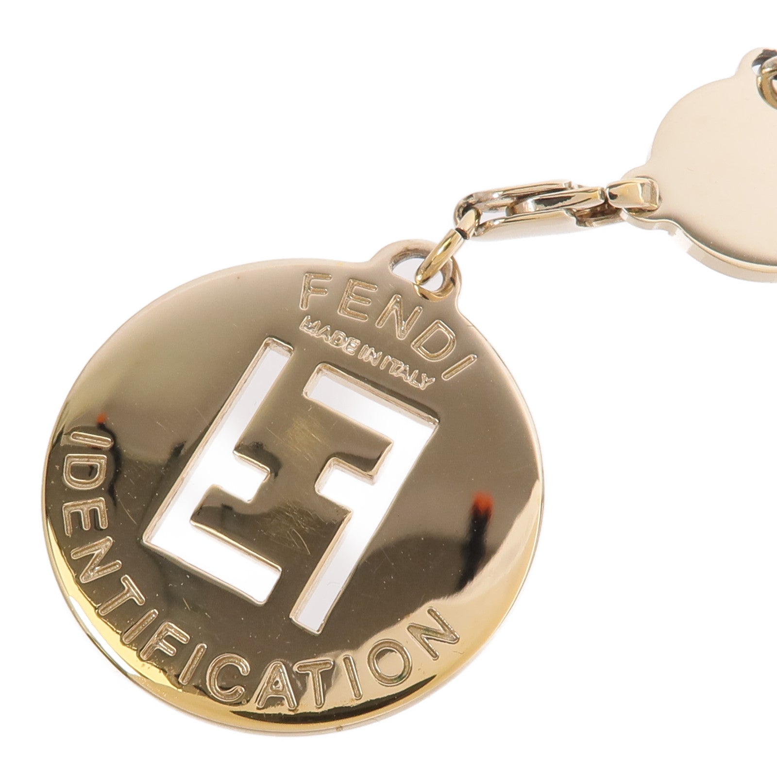 FENDI 金屬Identification Pendant項鍊