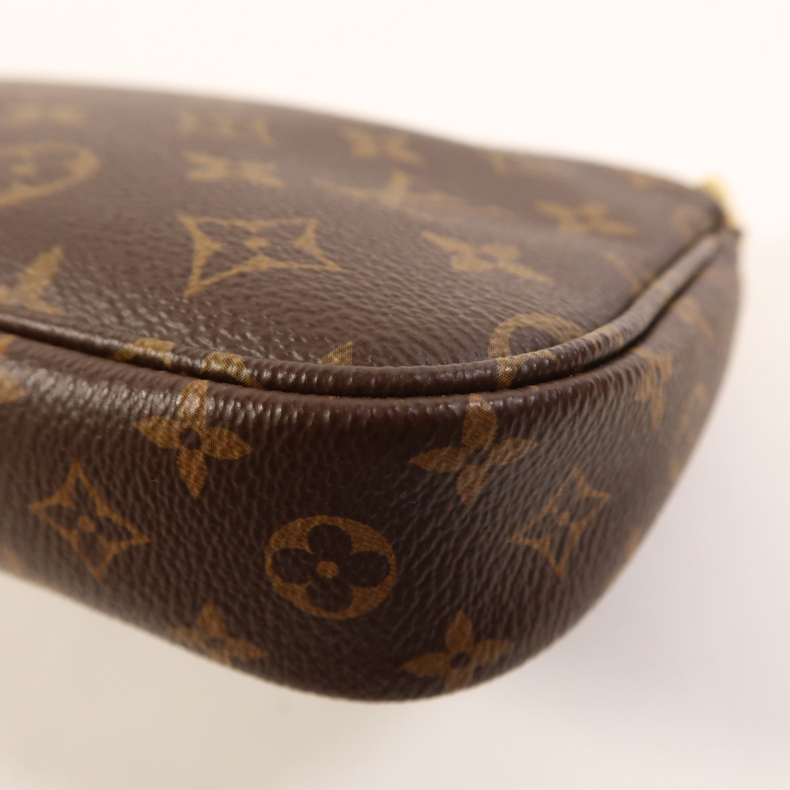LOUIS VUITTON Monogram Multi Pochette Accessoires金扣手挽肩背兩用袋棕色