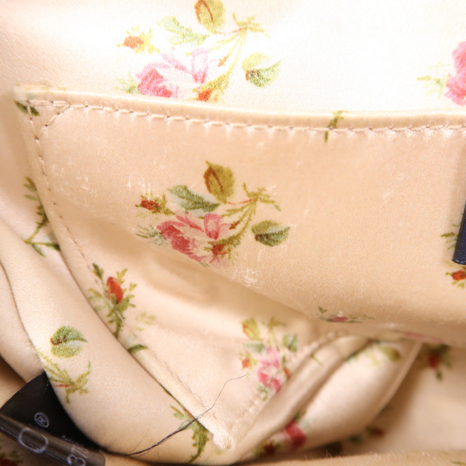 GUCCI 牛仔布Mini GG Marmont金扣鏈帶肩背袋