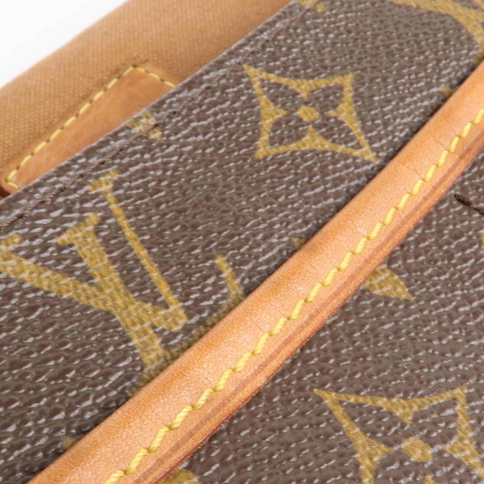 LOUIS VUITTON Monogram Bosphore金扣肩背袋棕色