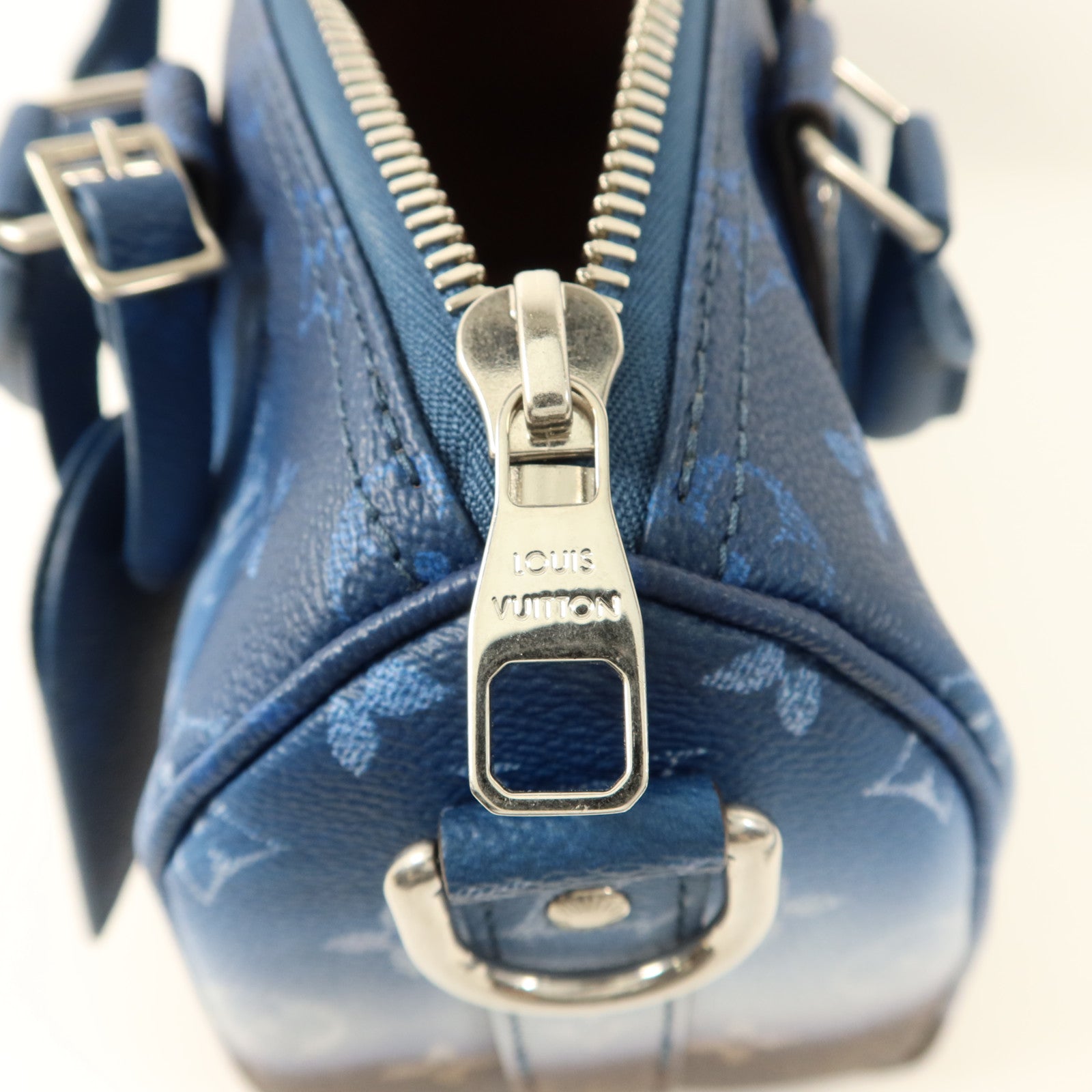 LOUIS VUITTON Monogram Keepall Bandouliere 25銀扣手挽肩背兩用袋