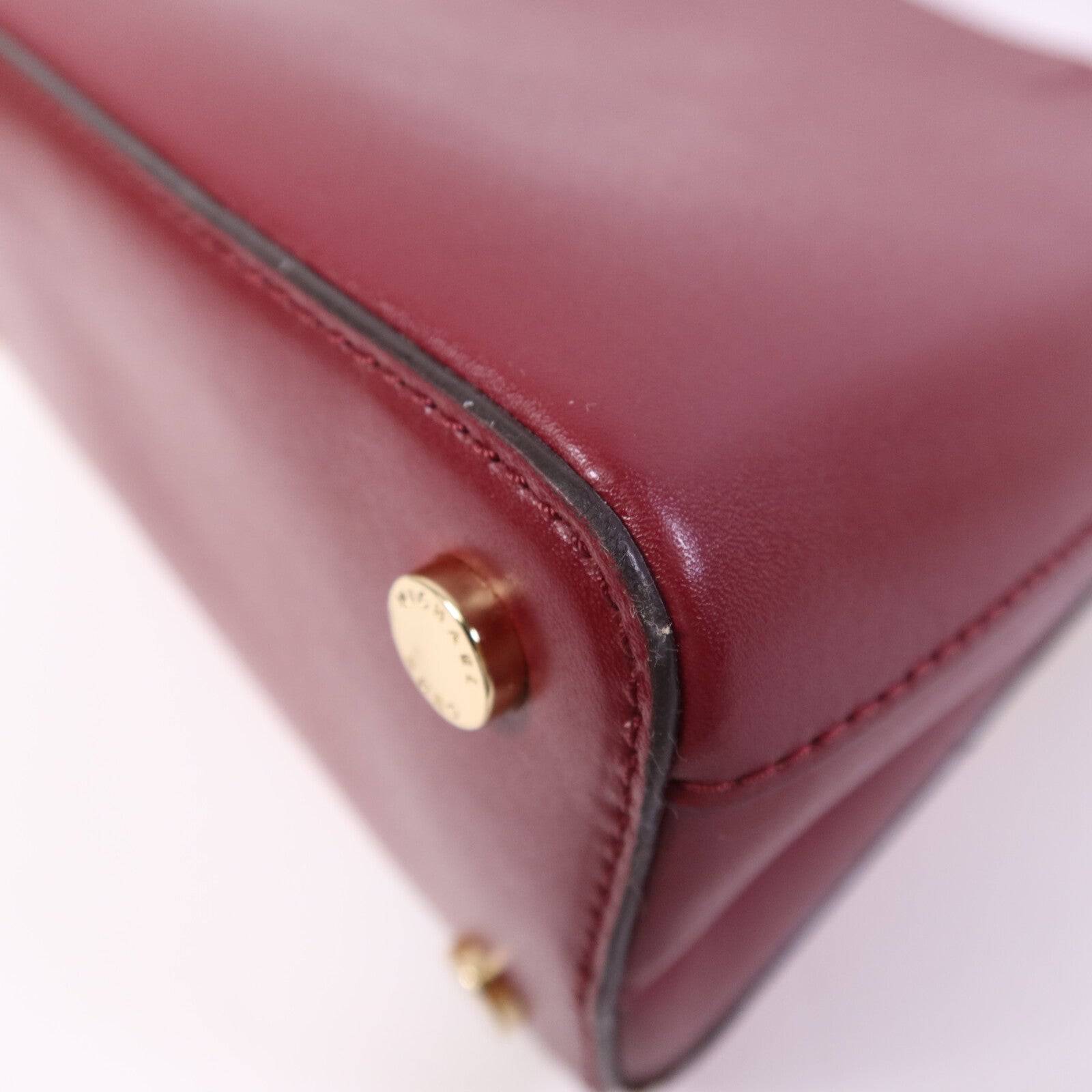 Michael Kors 皮革Hand Bag金扣手挽袋