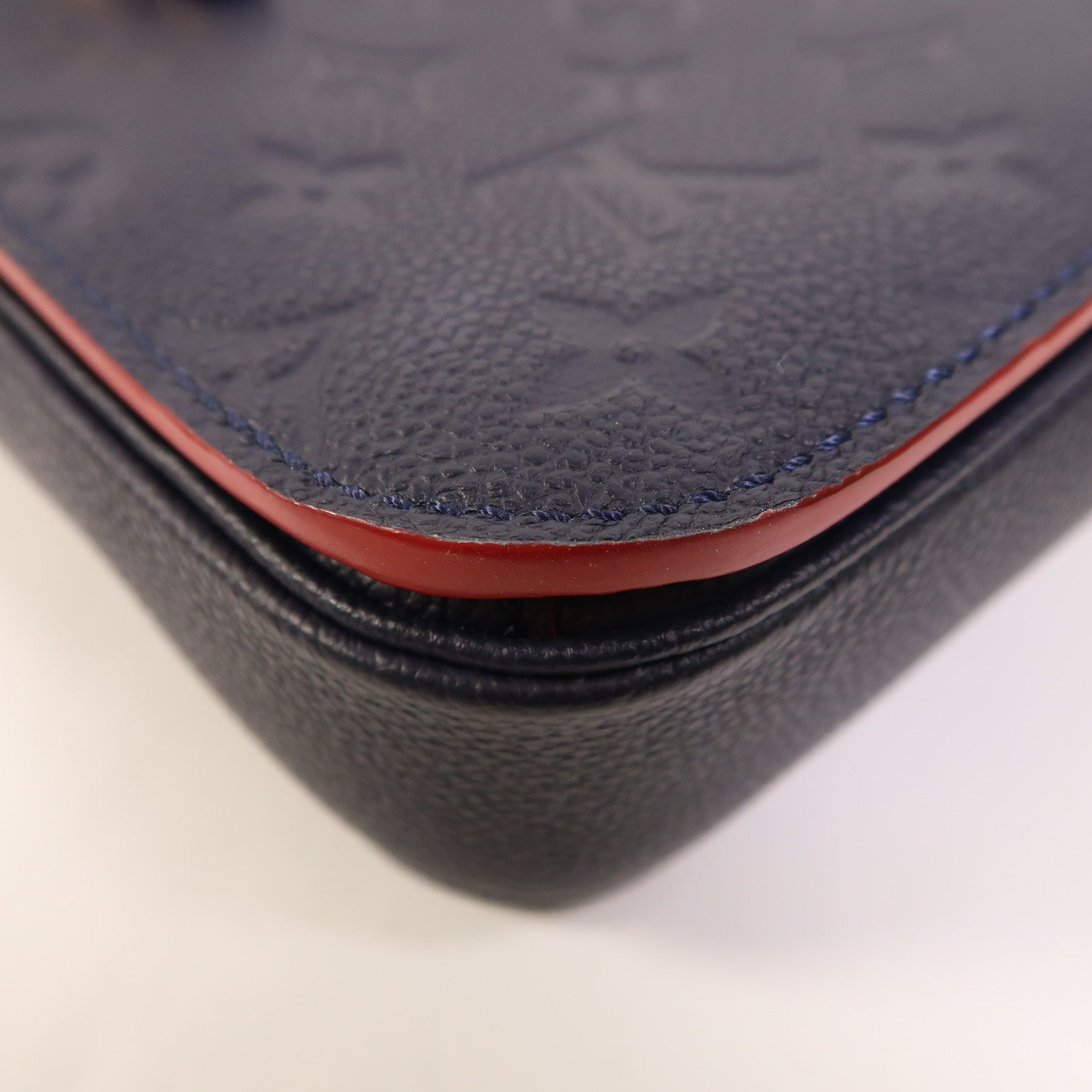 LOUIS VUITTON Monogram Empreinte Pochette Metis金扣手挽肩背兩用袋