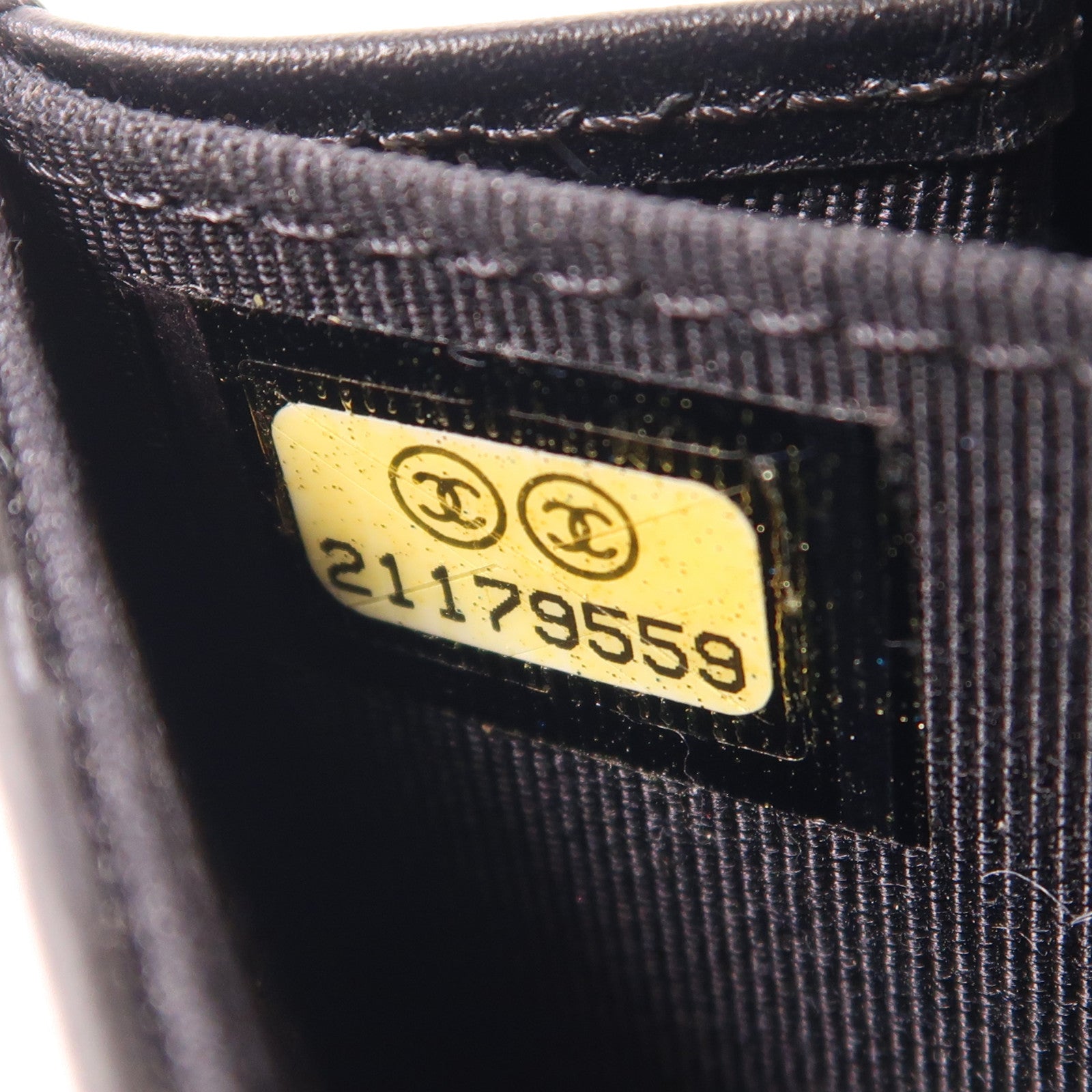 CHANEL 漆皮皮革Wallet銀扣錢包