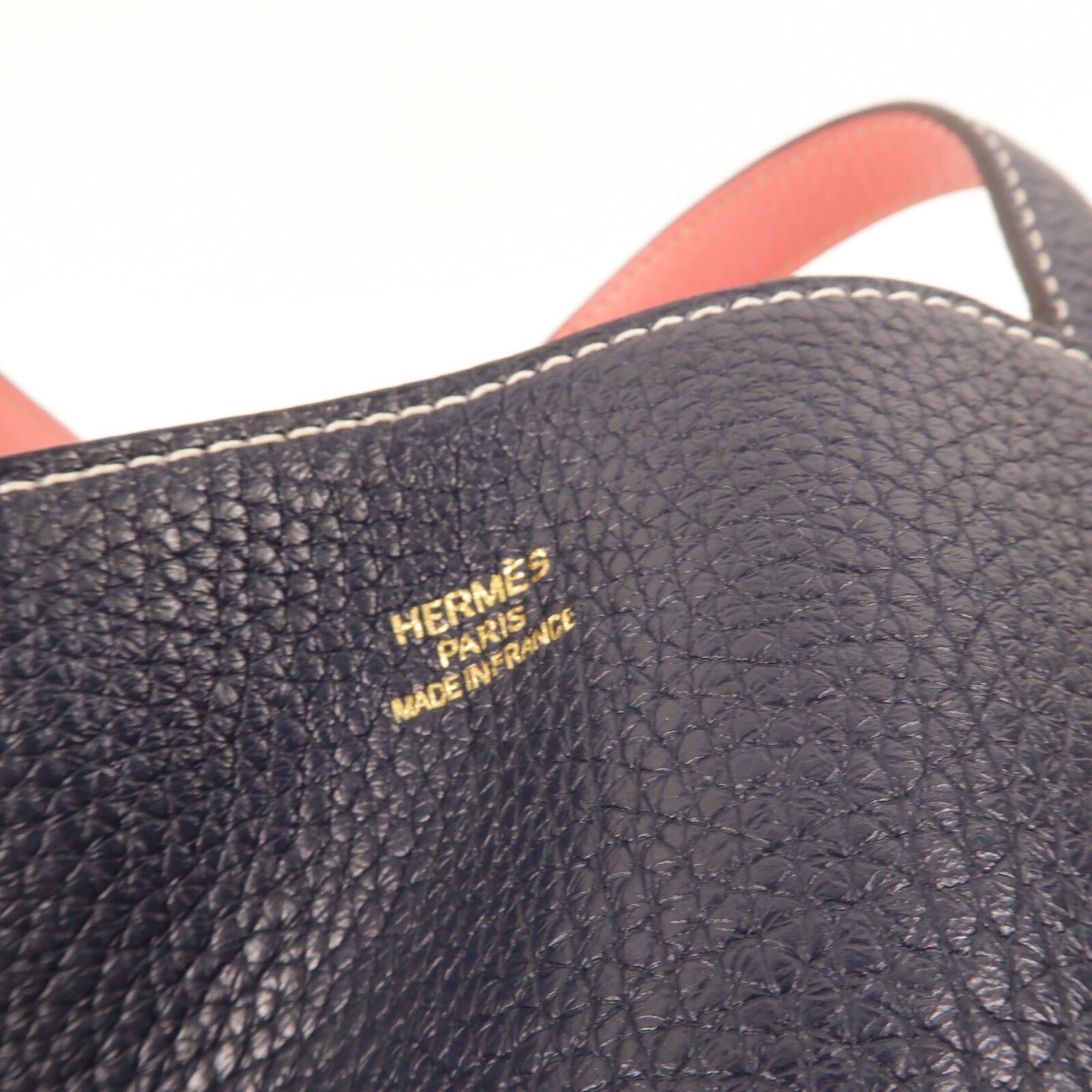 HERMES Clemence皮革Double Sens 28肩背袋/手挽袋