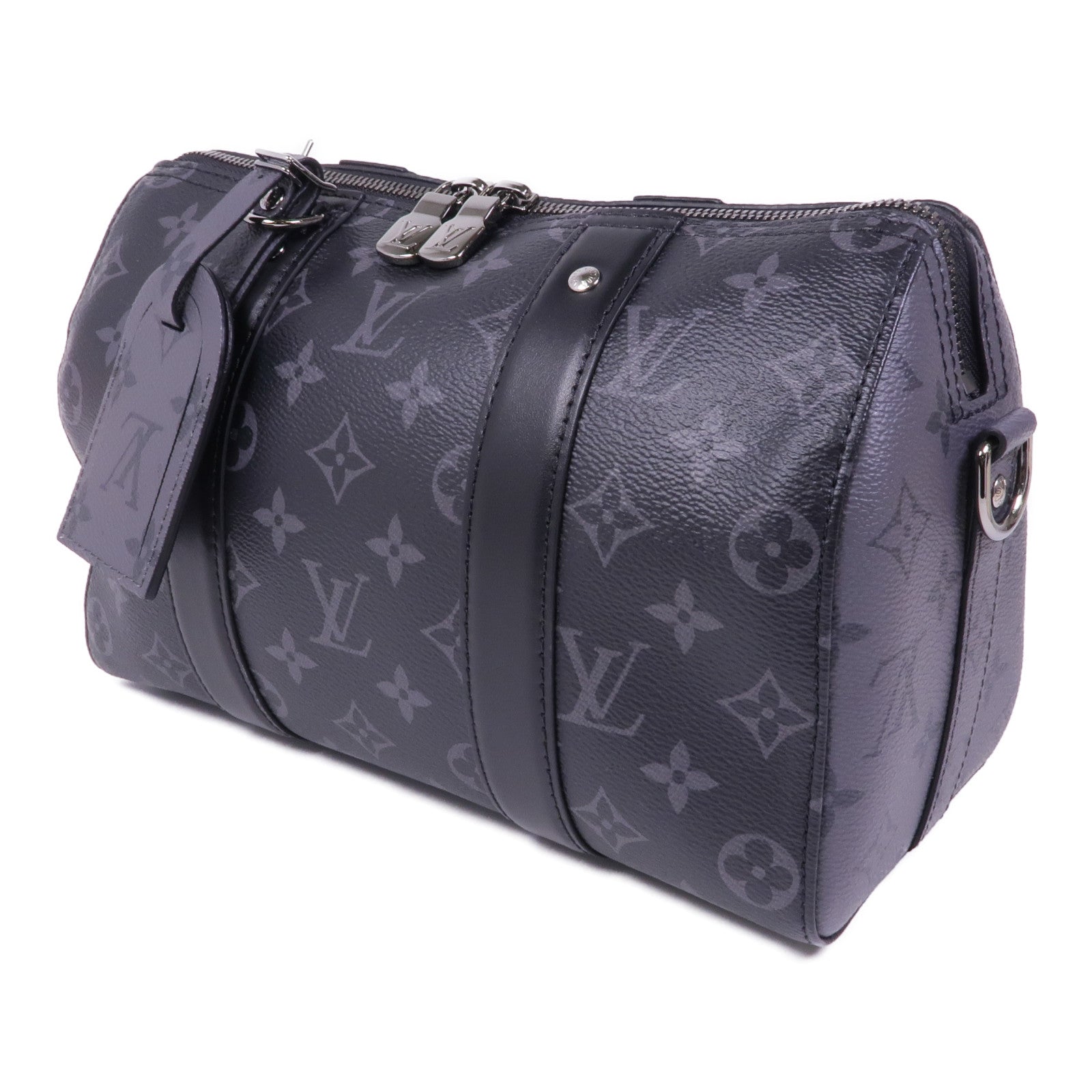 LOUIS VUITTON LV City Keepall Shoulder Bag M45936 Monogram Eclipse Black