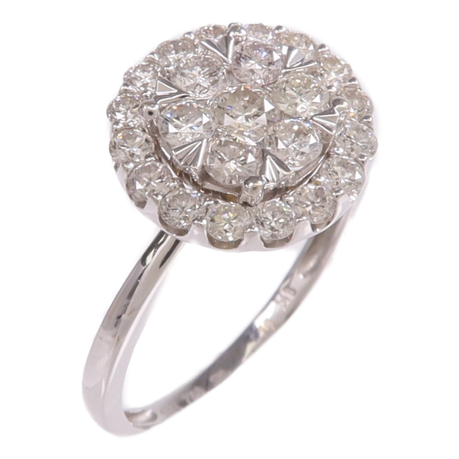 JEWELRY 【激減優惠】18K白金Diamond Ring鑽石戒指US#7.25