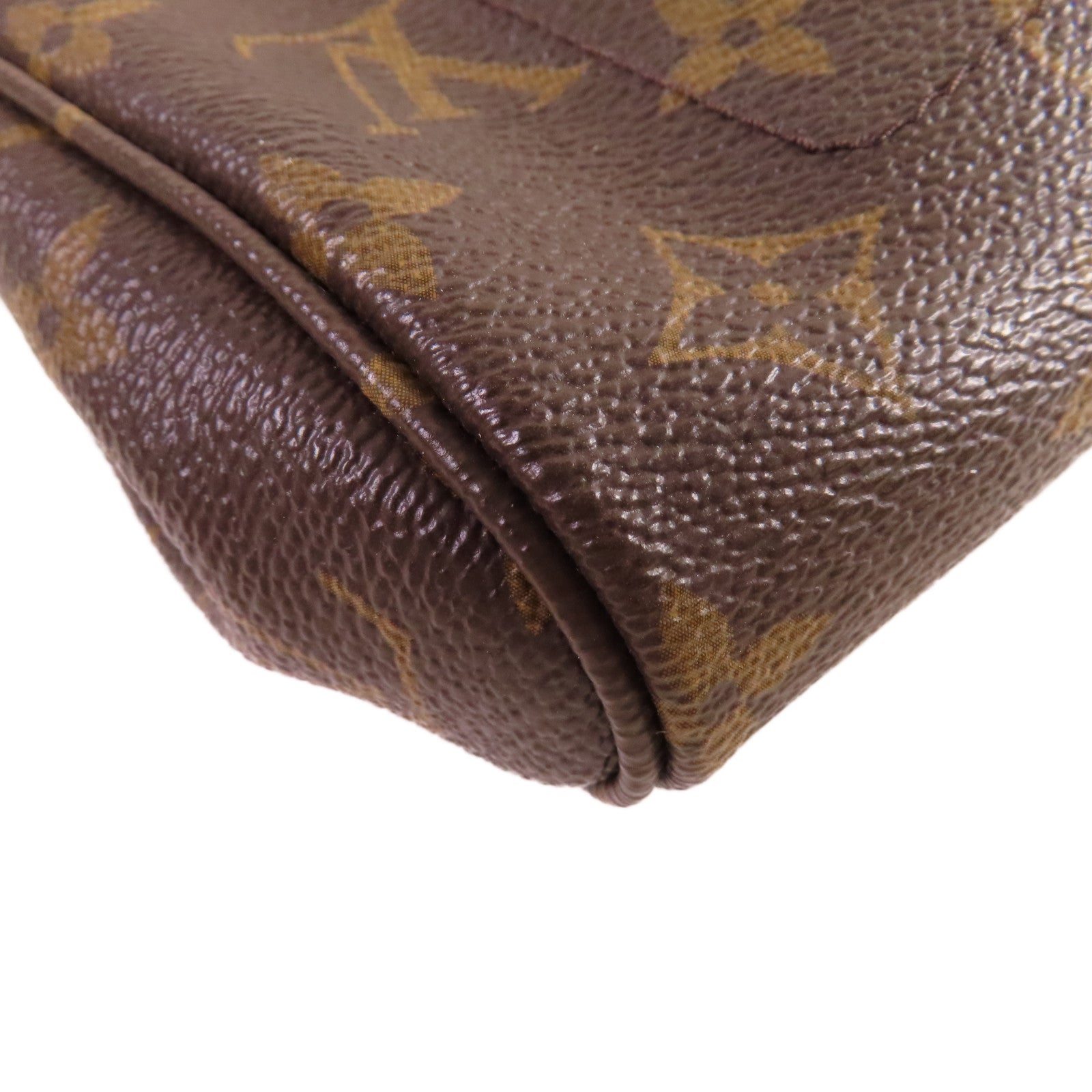 LOUIS VUITTON Monogram Favorite PM 2Way Shoulder Bag金扣手挽肩背兩用袋啡色