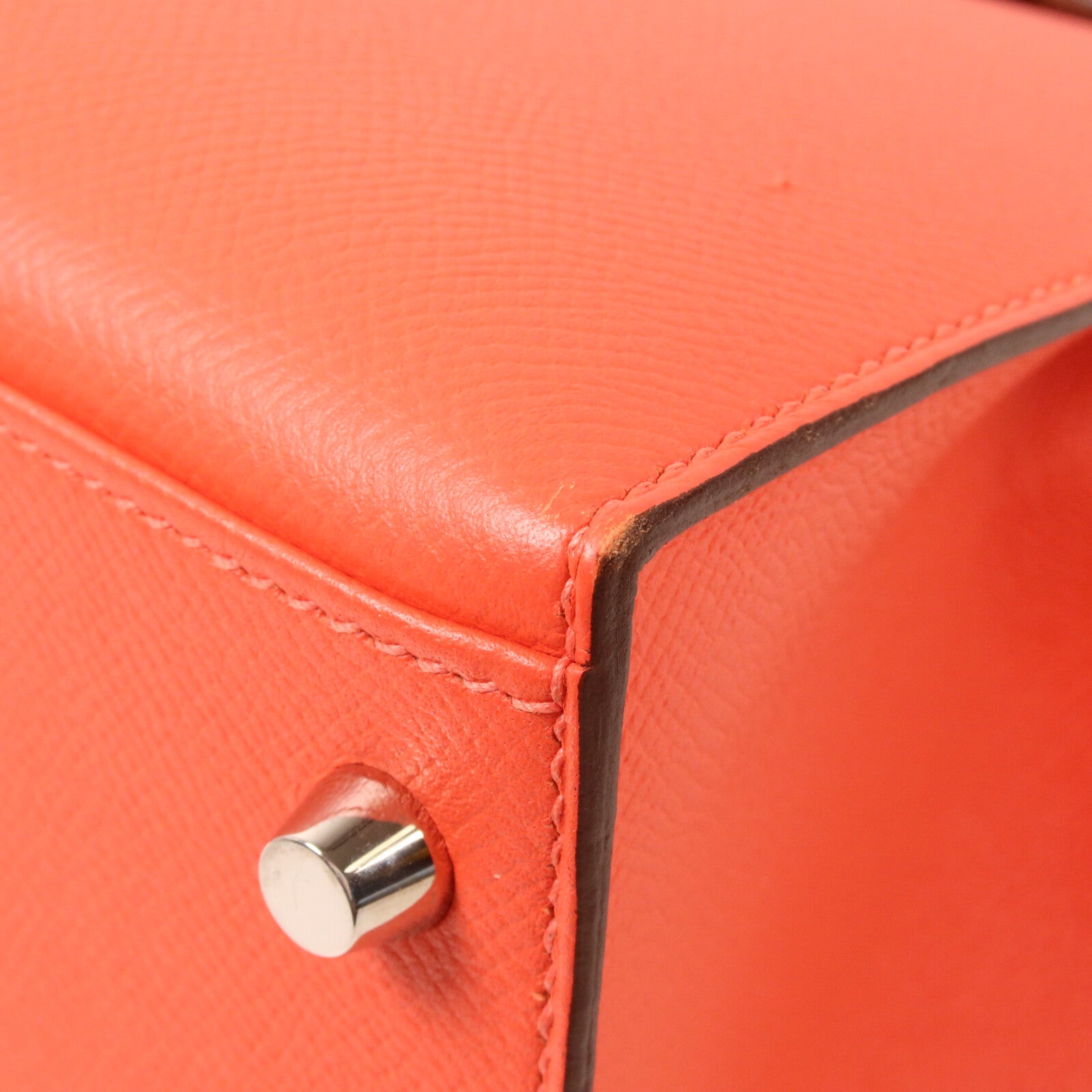 HERMES Epsom皮革Kelly 28手挽肩背兩用袋Rose Jaipur
